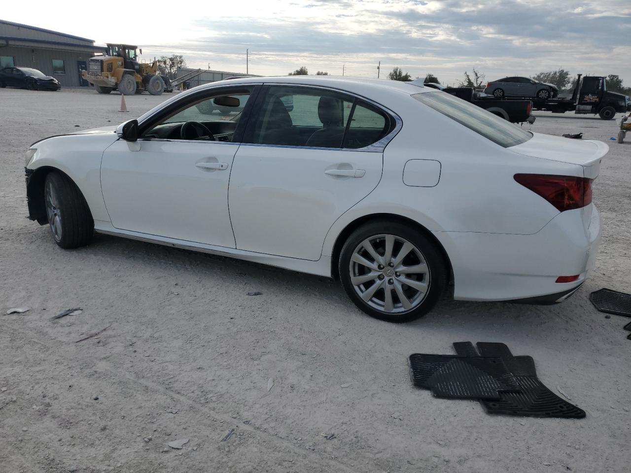 2013 Lexus Gs 350 White vin: JTHCE1BL5D5017928