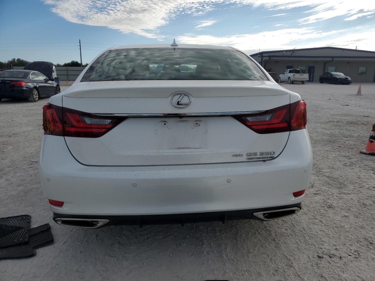 2013 Lexus Gs 350 White vin: JTHCE1BL5D5017928