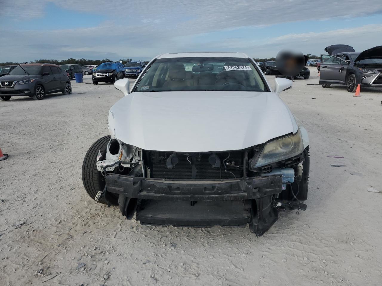 2013 Lexus Gs 350 White vin: JTHCE1BL5D5017928