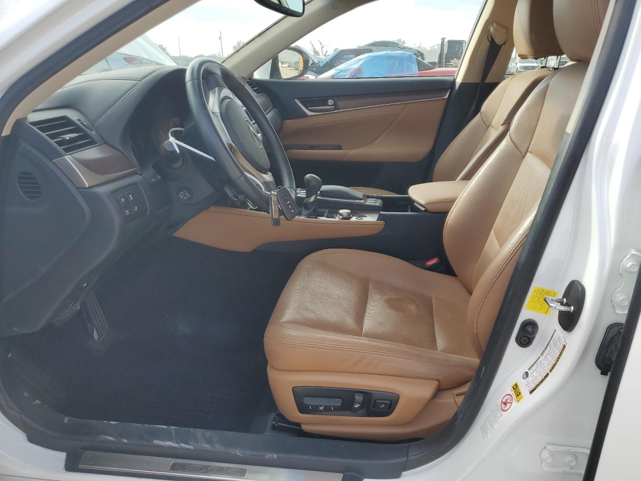 2013 Lexus Gs 350 White vin: JTHCE1BL5D5017928