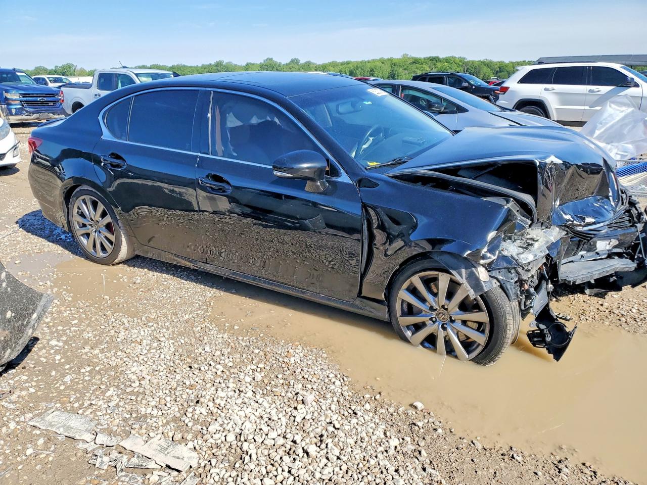 2014 Lexus Gs 350 Black vin: JTHCE1BL5E5022161