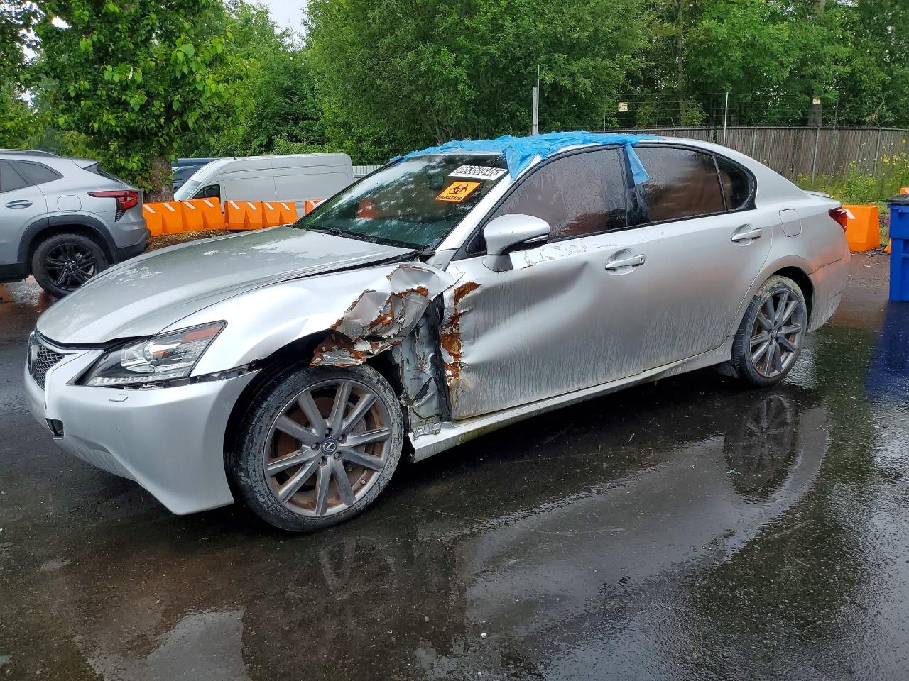 2014 Lexus Gs 350 Silver vin: JTHCE1BL5E5026498