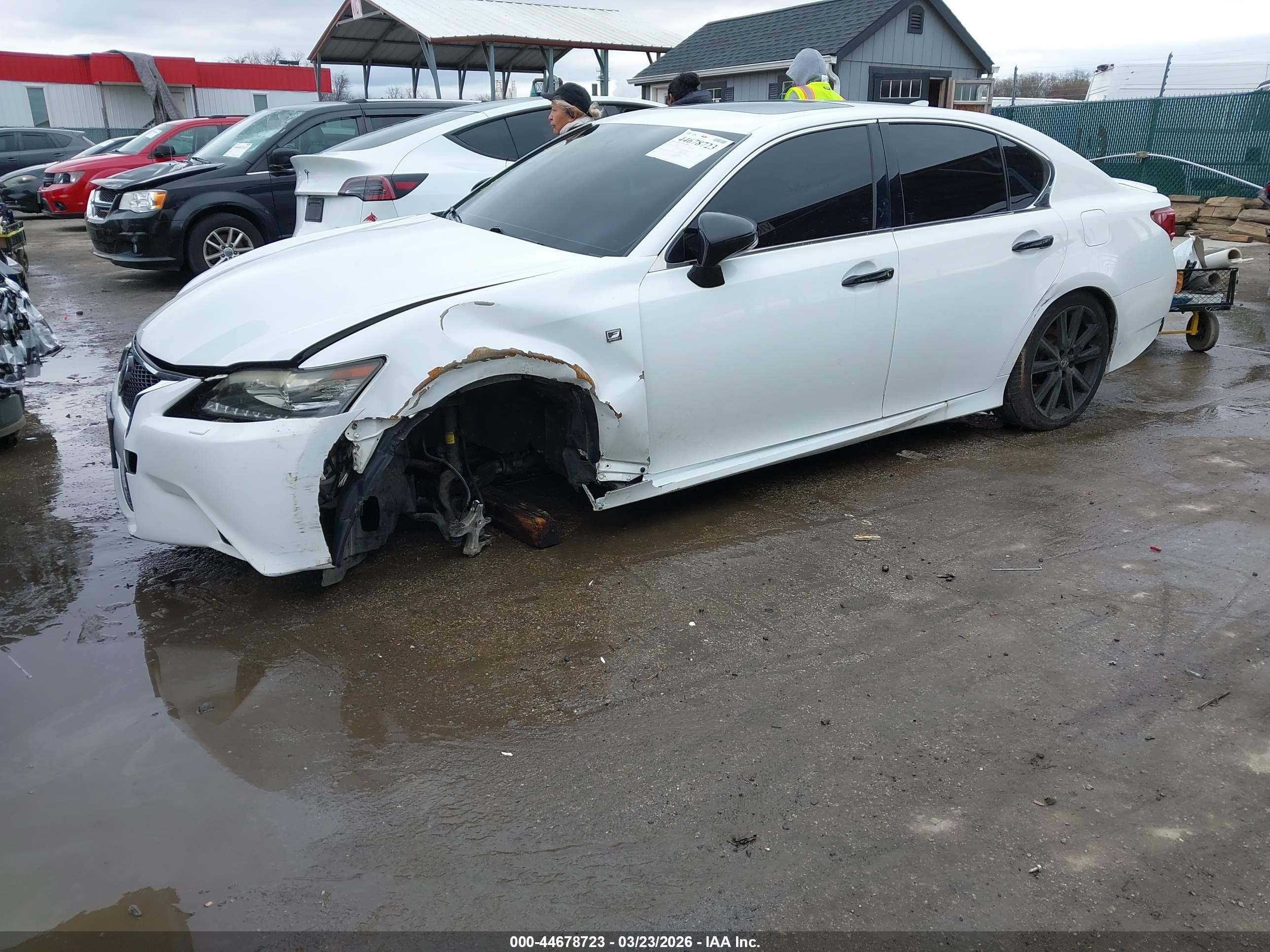 2015 Lexus Gs 350 Crafted Line White vin: JTHCE1BL5FA004249