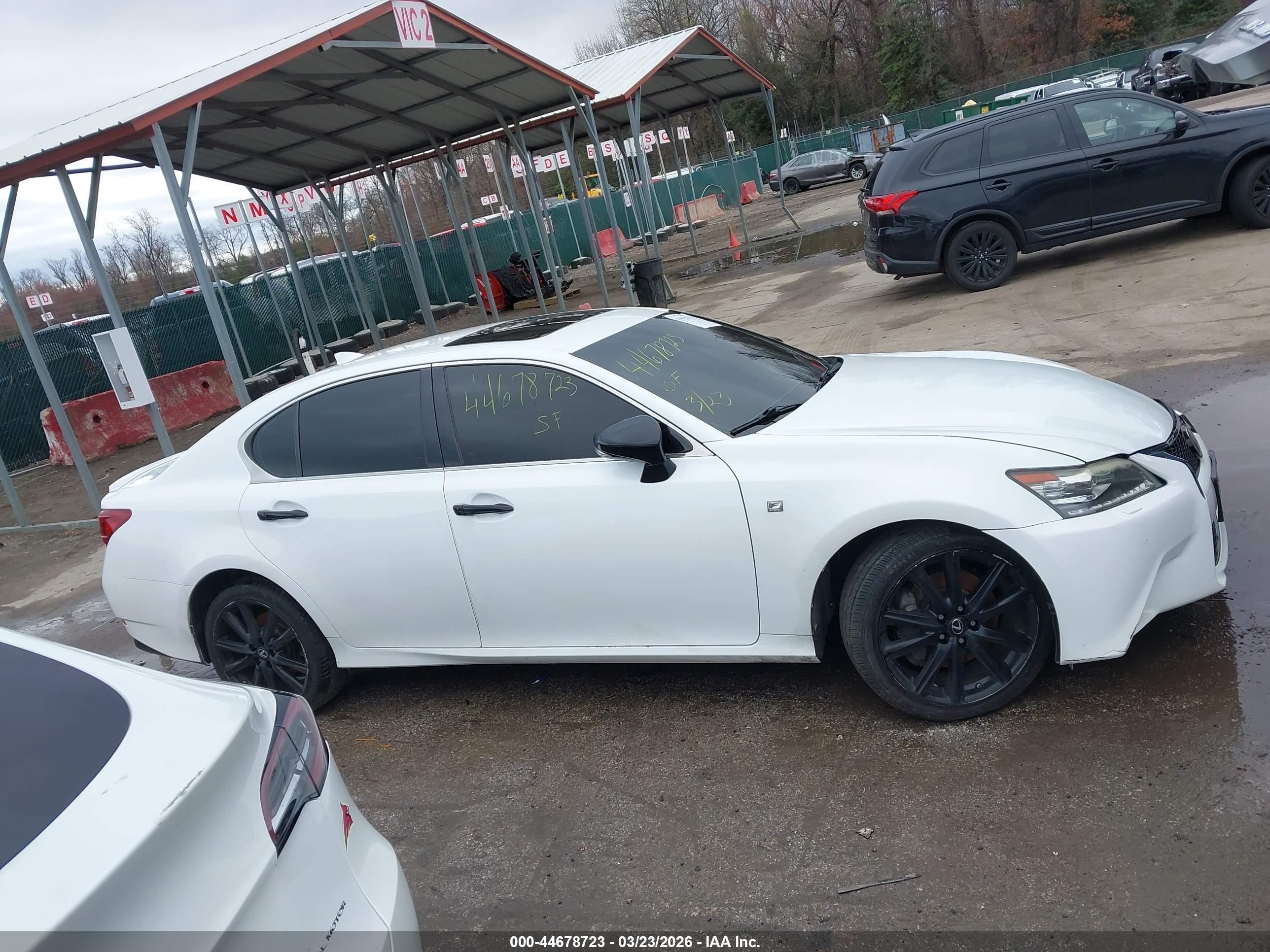 2015 Lexus Gs 350 Crafted Line White vin: JTHCE1BL5FA004249