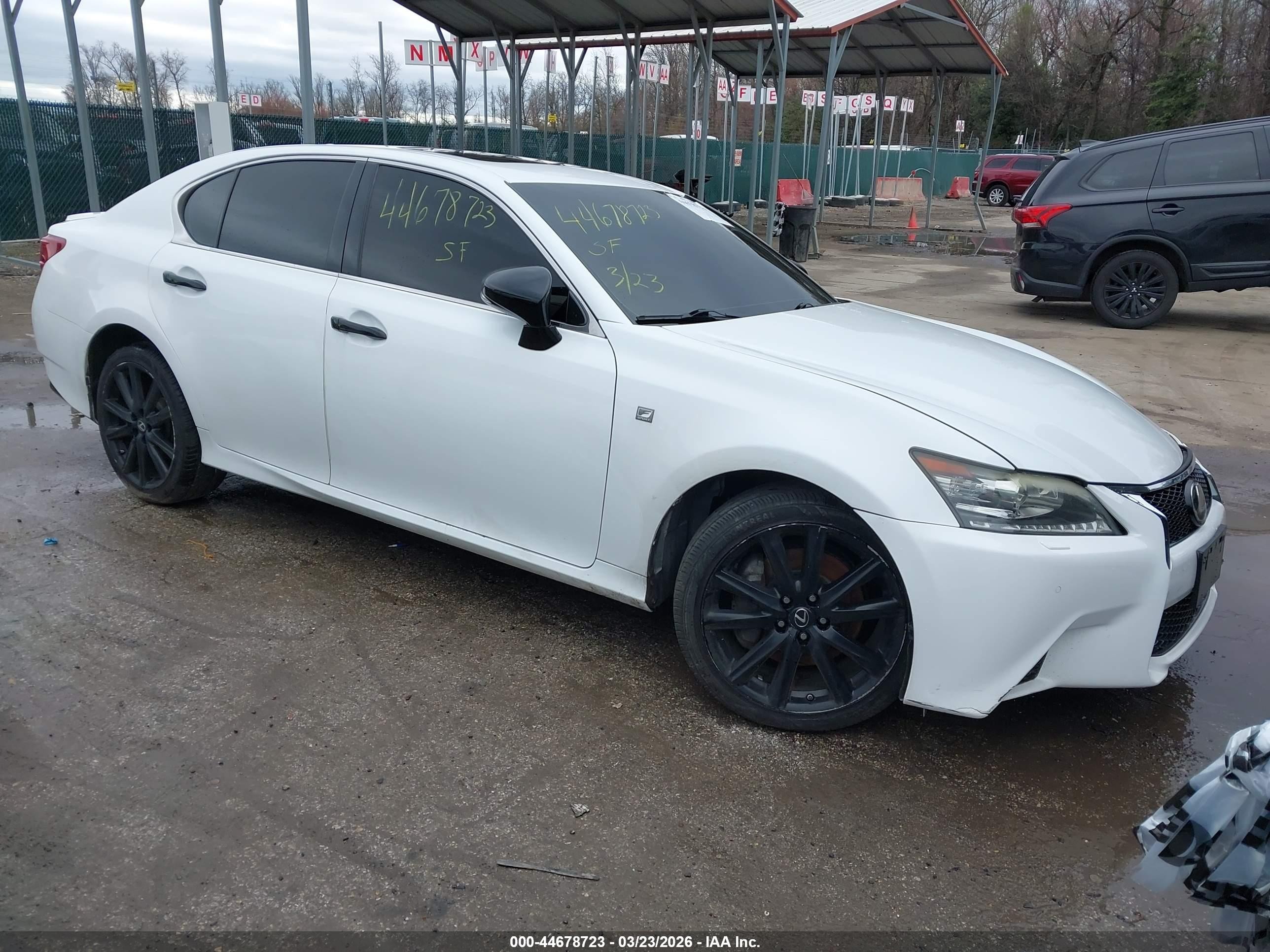 2015 Lexus Gs 350 Crafted Line White vin: JTHCE1BL5FA004249