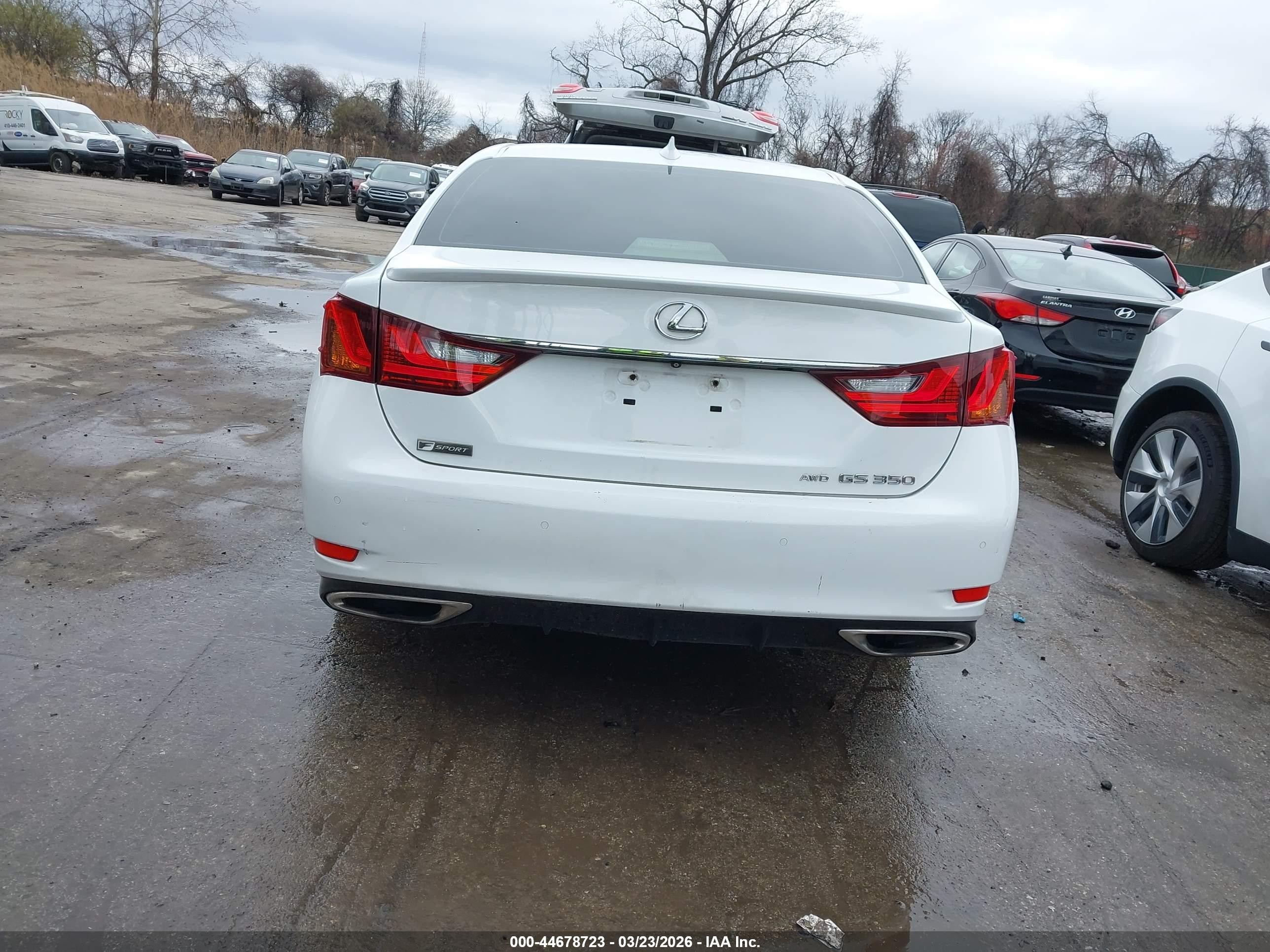 2015 Lexus Gs 350 Crafted Line White vin: JTHCE1BL5FA004249