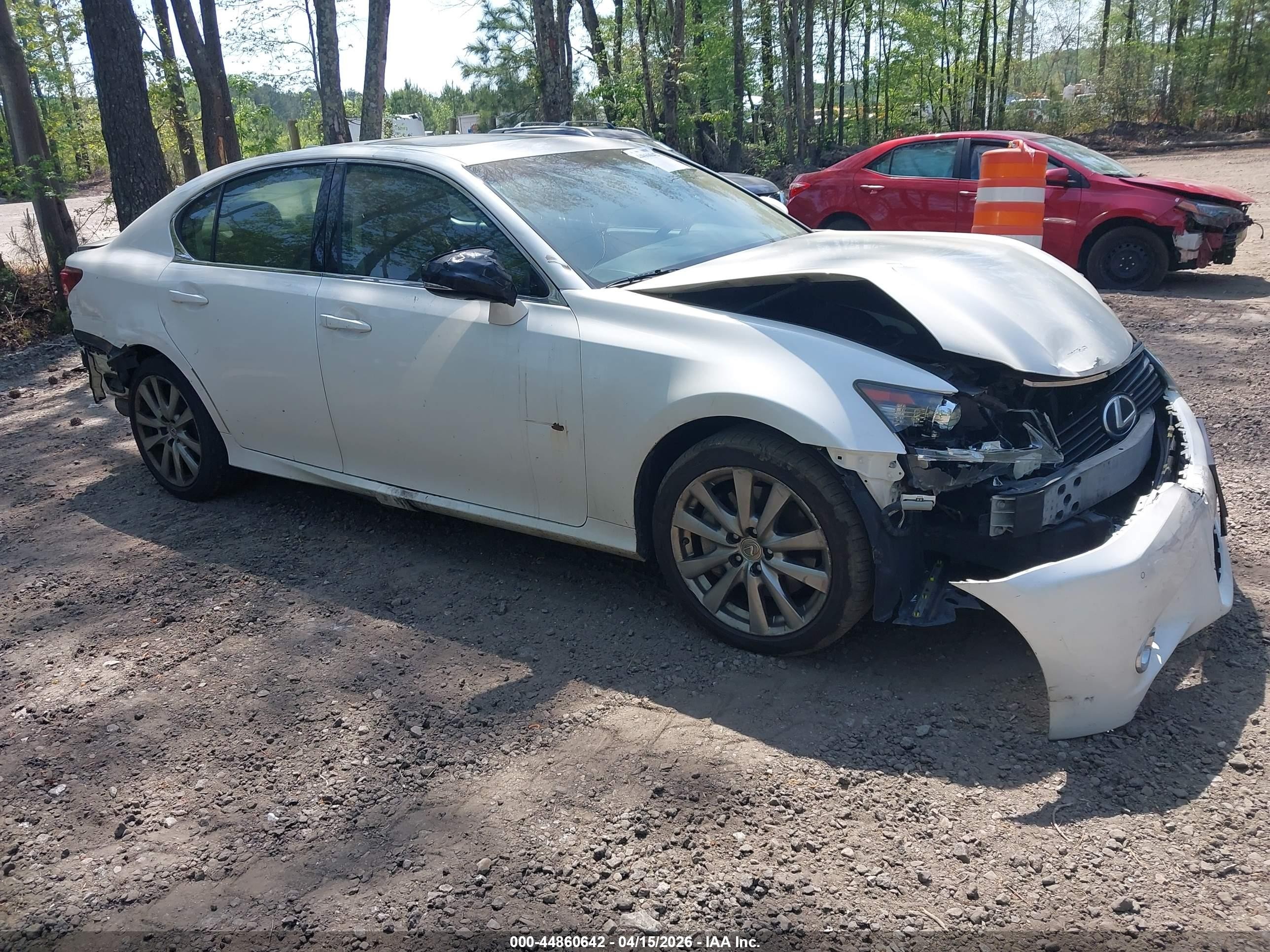 2015 Lexus Gs 350   White vin: JTHCE1BL5FA004784