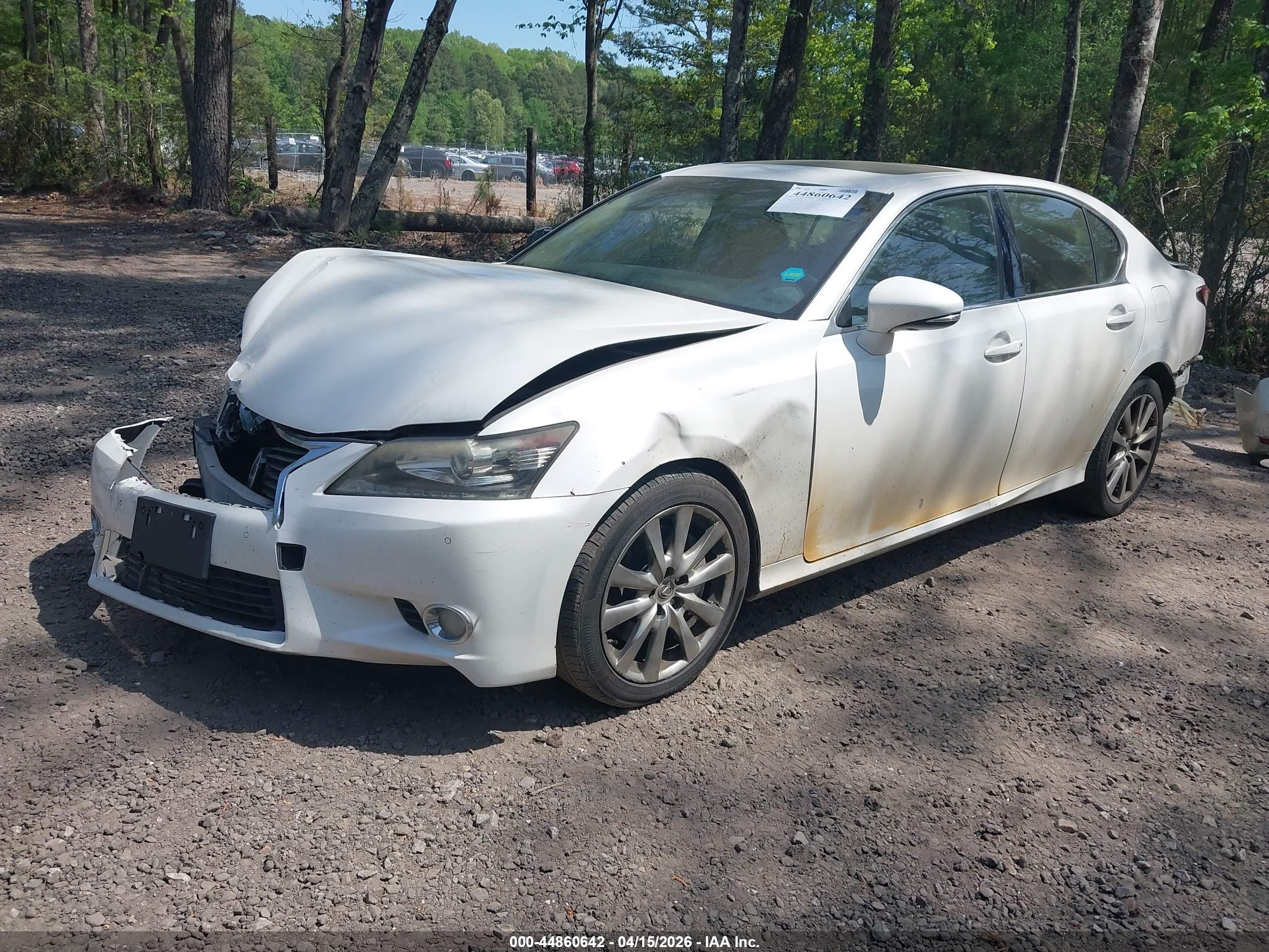 2015 Lexus Gs 350   White vin: JTHCE1BL5FA004784