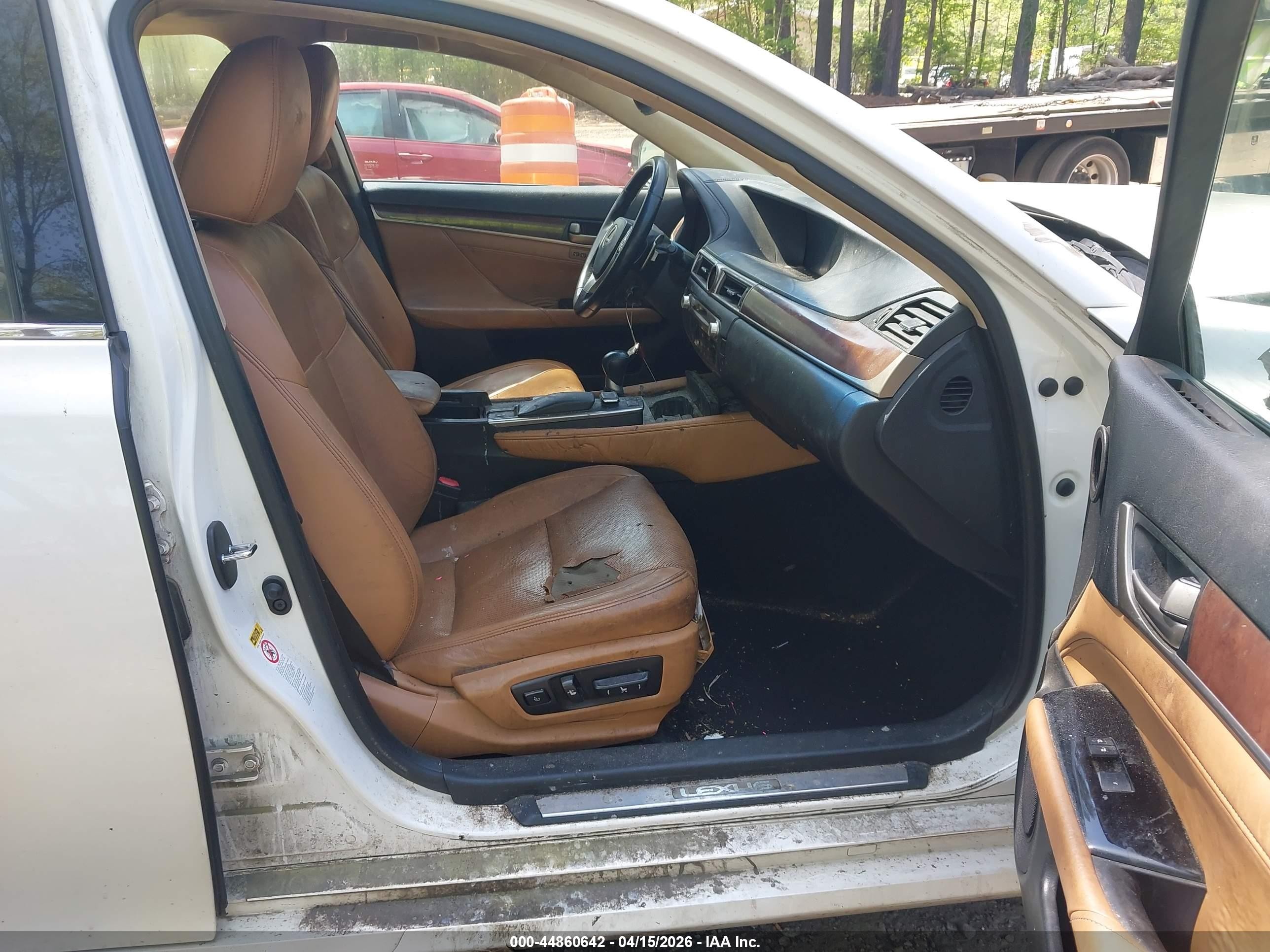 2015 Lexus Gs 350   White vin: JTHCE1BL5FA004784