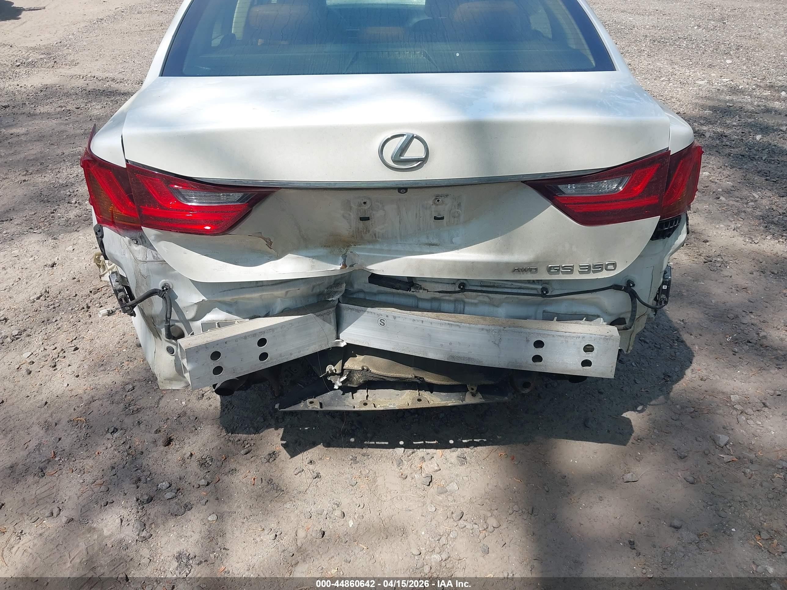 2015 Lexus Gs 350   White vin: JTHCE1BL5FA004784