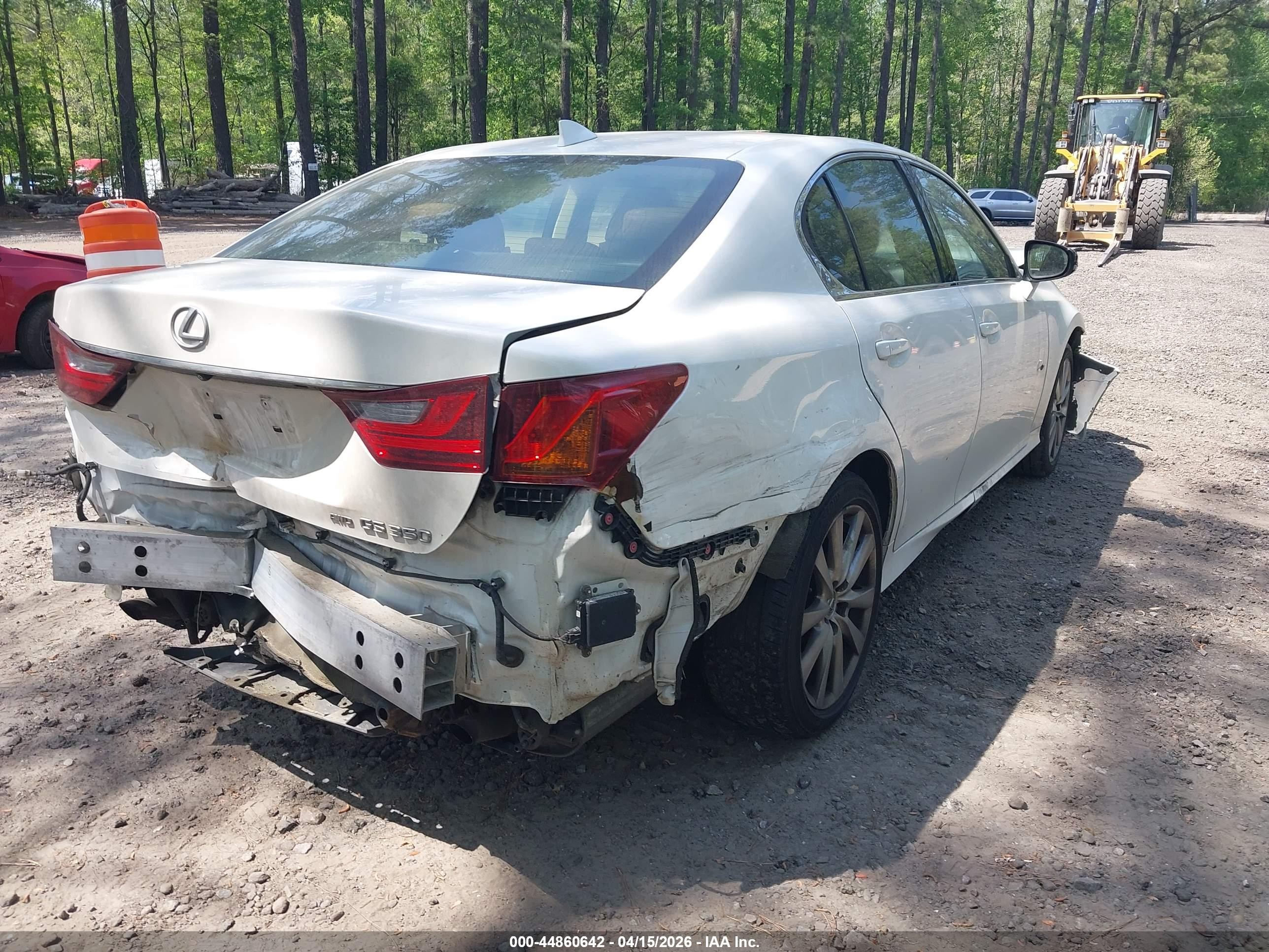 2015 Lexus Gs 350   White vin: JTHCE1BL5FA004784