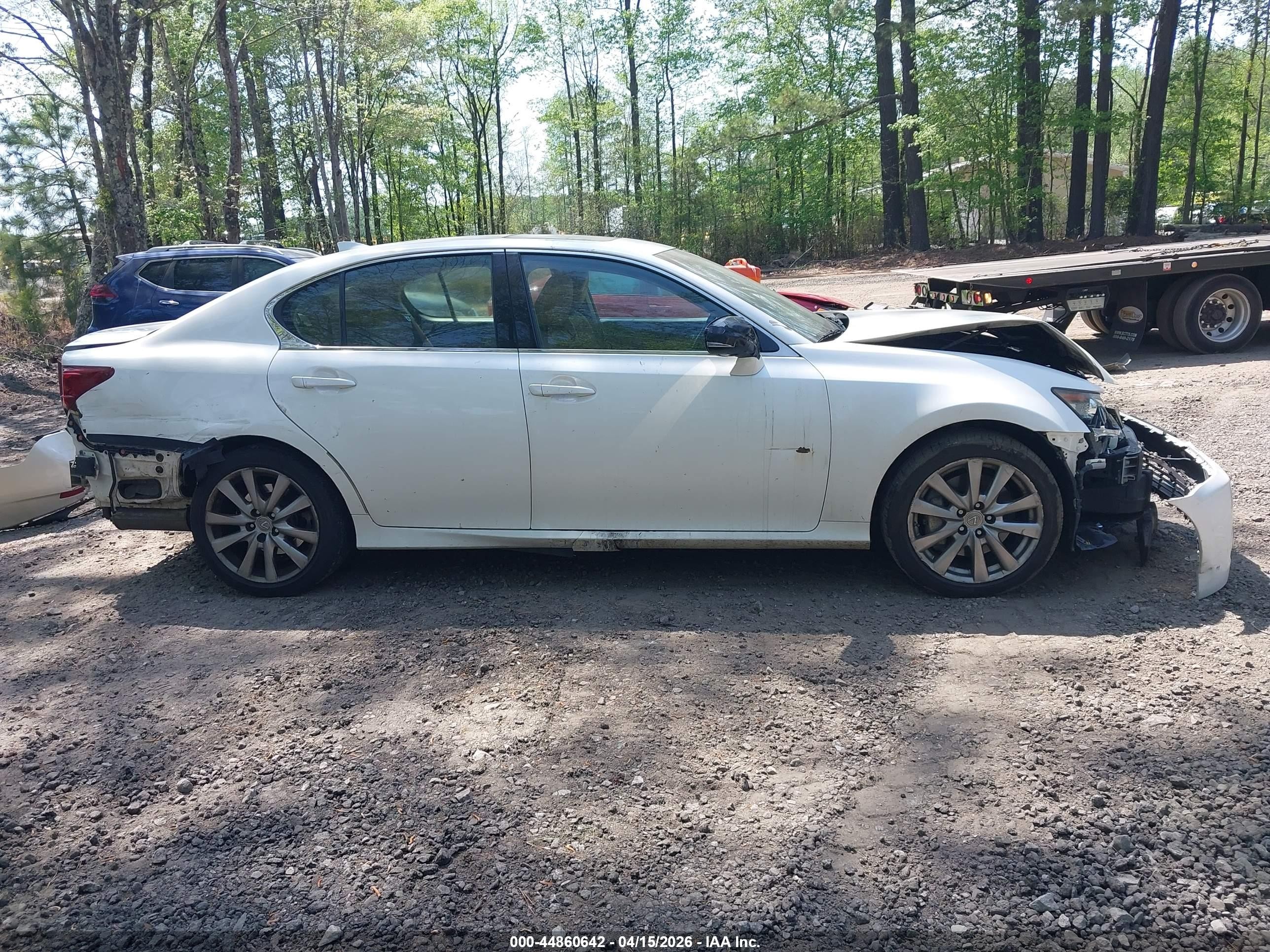 2015 Lexus Gs 350   White vin: JTHCE1BL5FA004784
