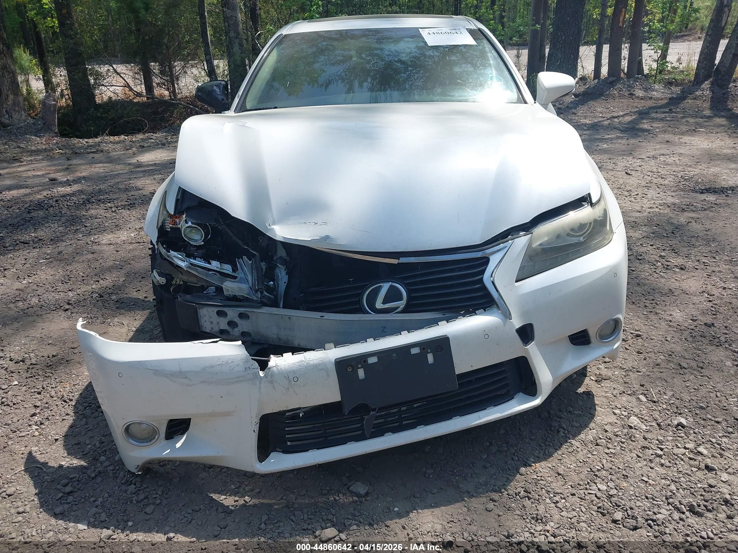 2015 Lexus Gs 350   White vin: JTHCE1BL5FA004784