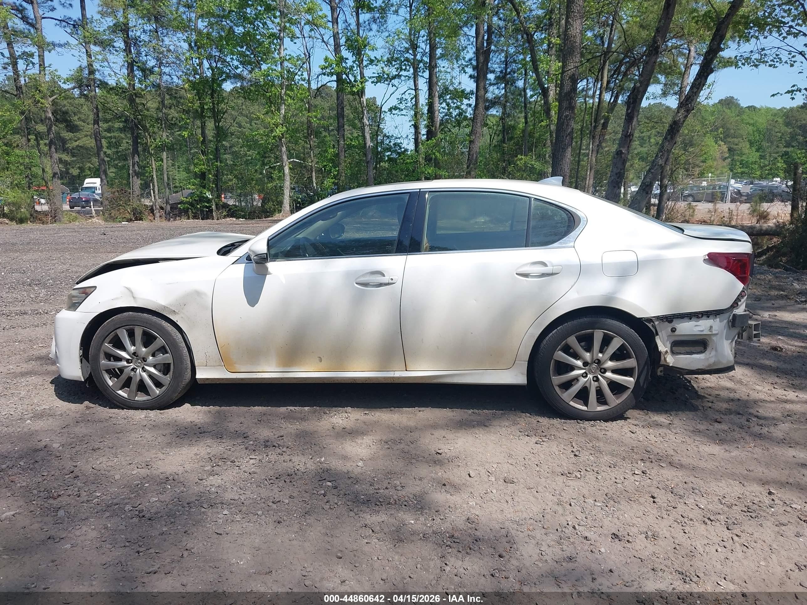 2015 Lexus Gs 350   White vin: JTHCE1BL5FA004784