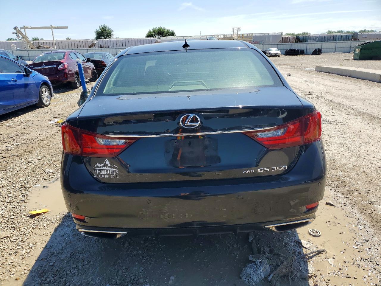 2013 Lexus Gs 350 Black vin: JTHCE1BL6D5001897