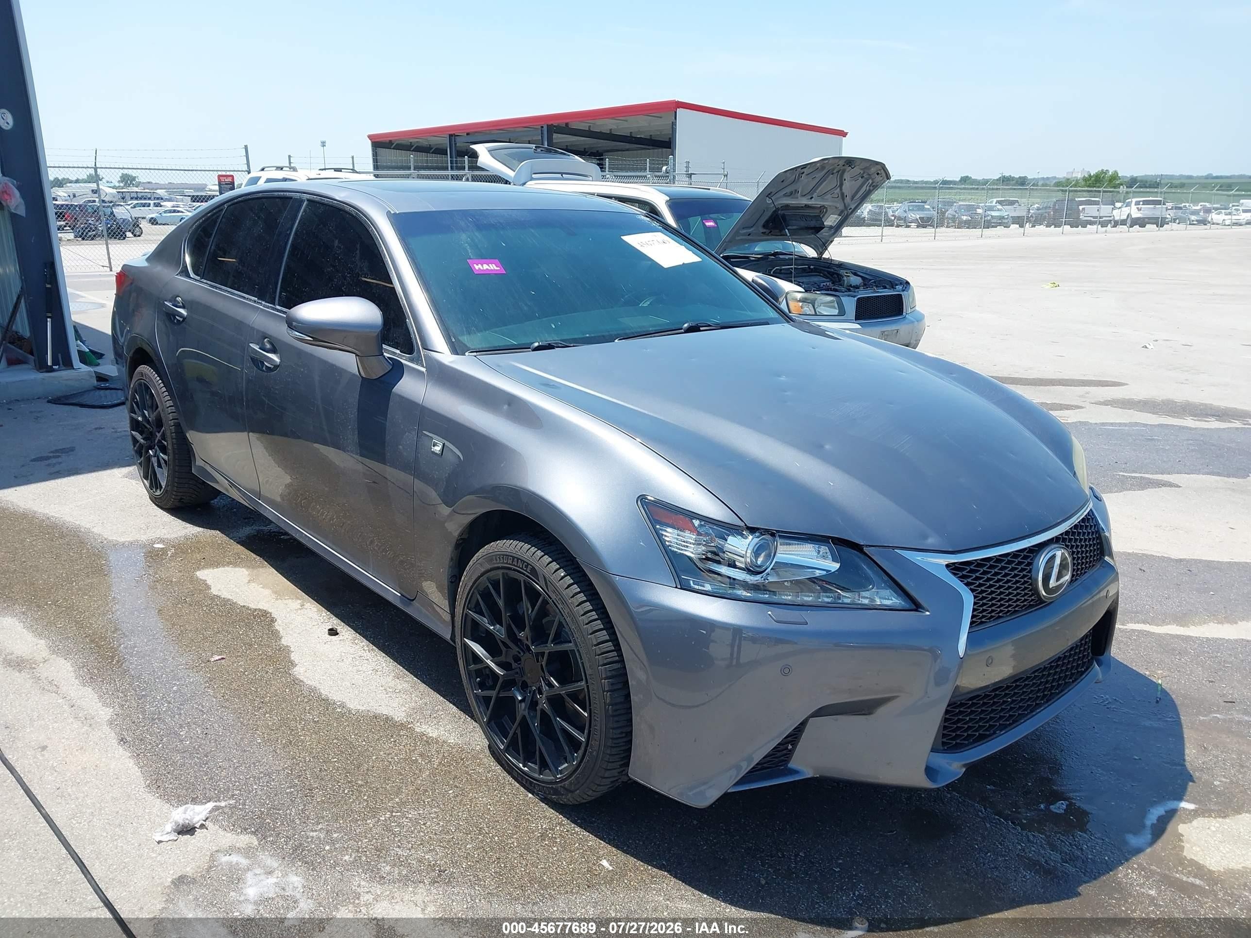 2013 Lexus Gs 350   Gray vin: JTHCE1BL6D5003309