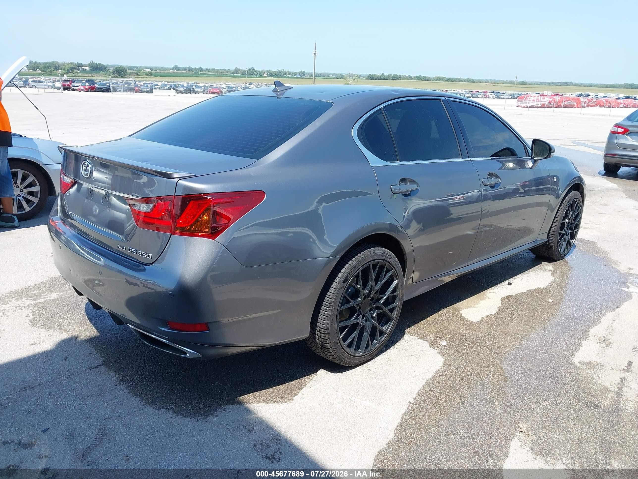 2013 Lexus Gs 350   Gray vin: JTHCE1BL6D5003309