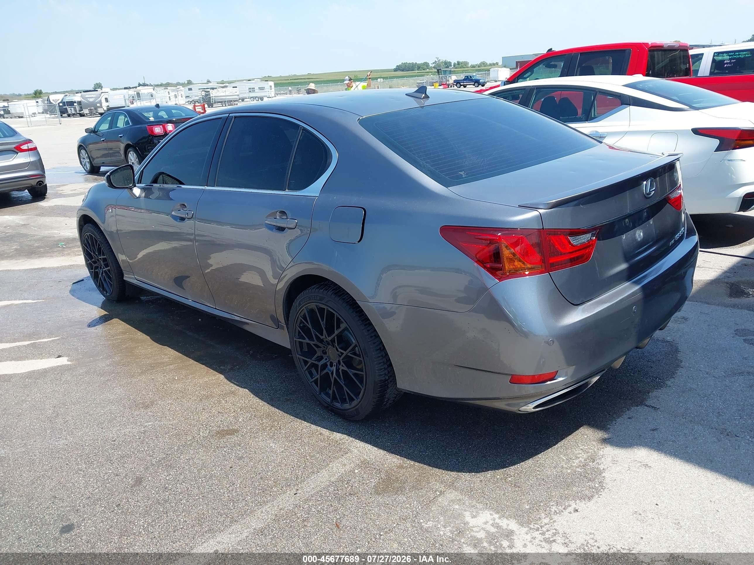 2013 Lexus Gs 350   Gray vin: JTHCE1BL6D5003309
