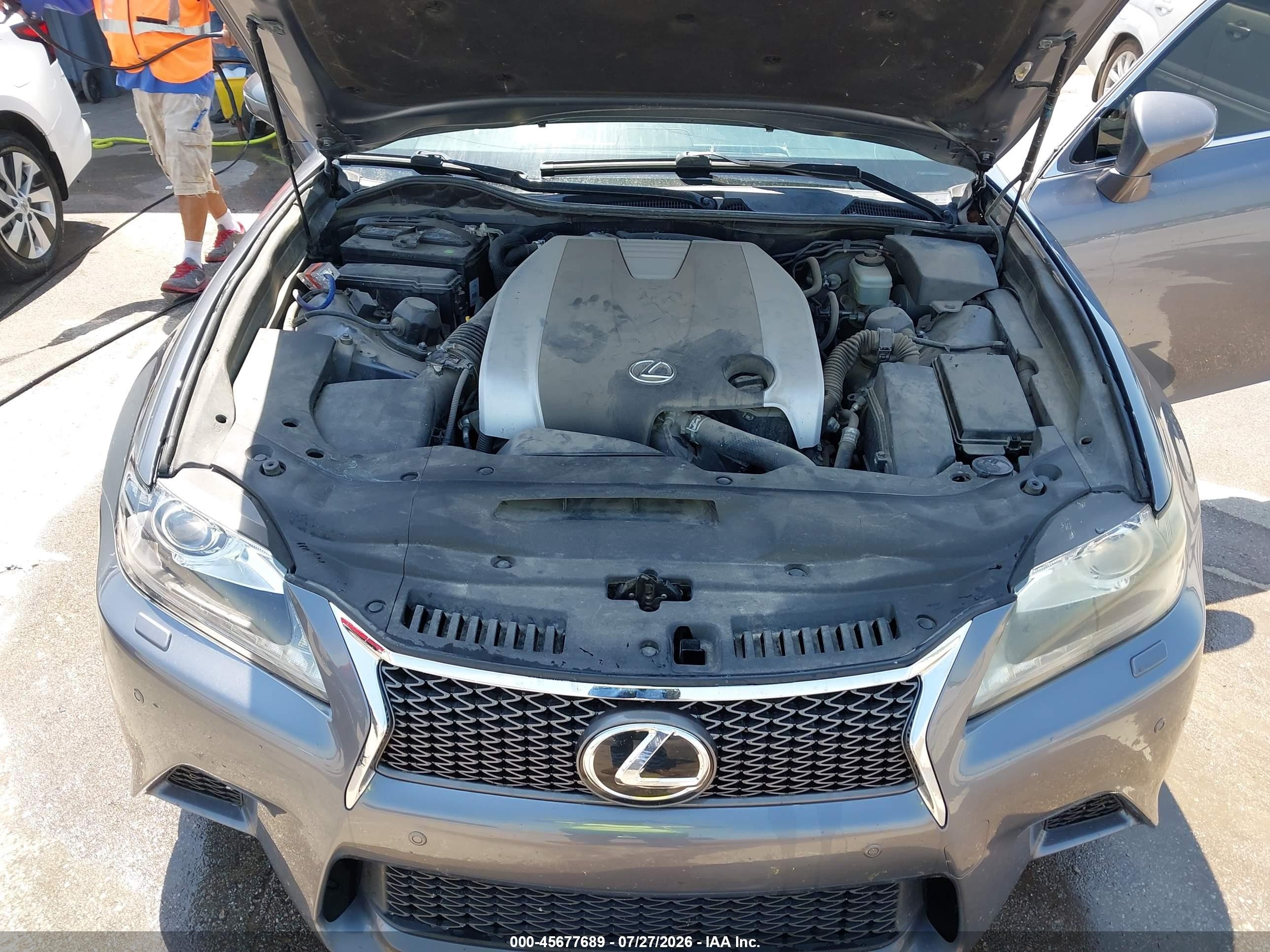 2013 Lexus Gs 350   Gray vin: JTHCE1BL6D5003309