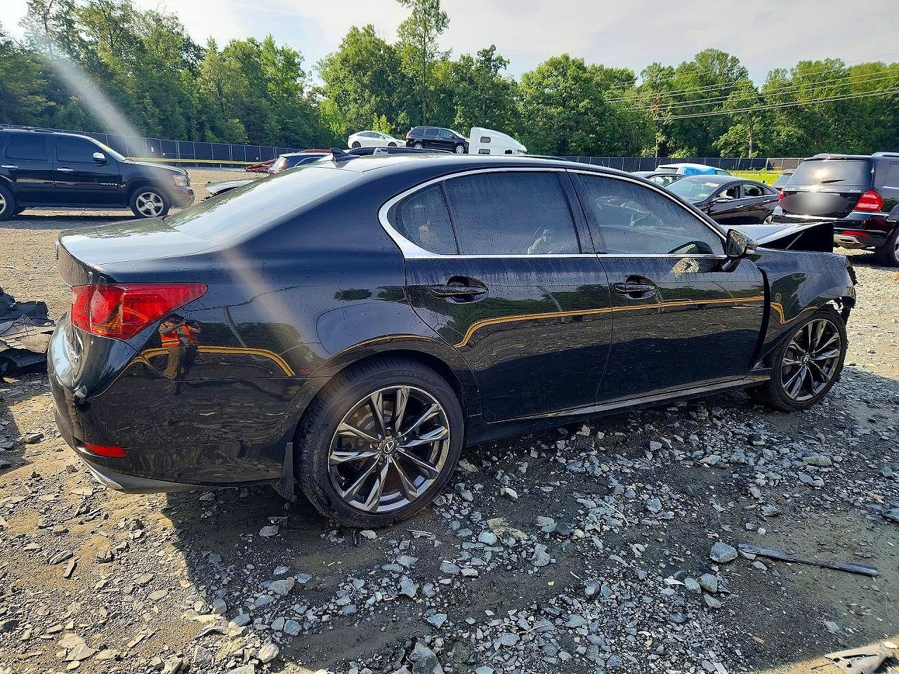 2013 Lexus Gs 350 Black vin: JTHCE1BL6D5005870