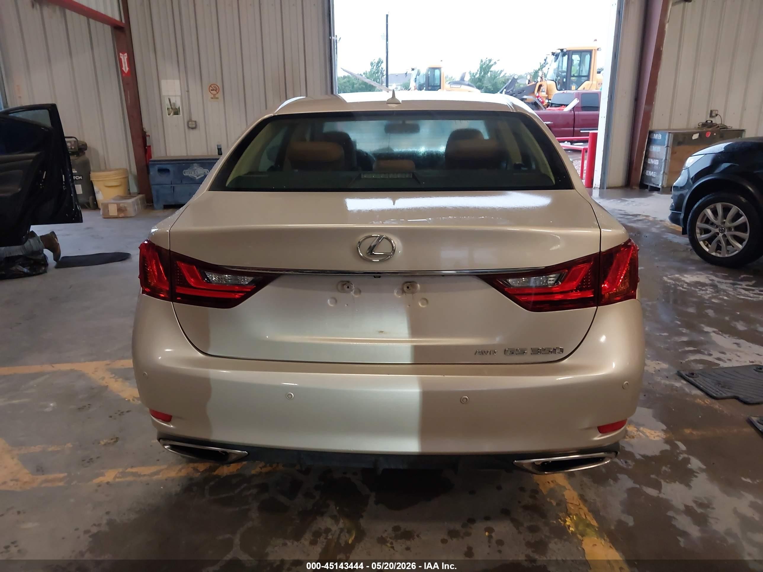 2013 Lexus Gs 350   Beige vin: JTHCE1BL6D5013600