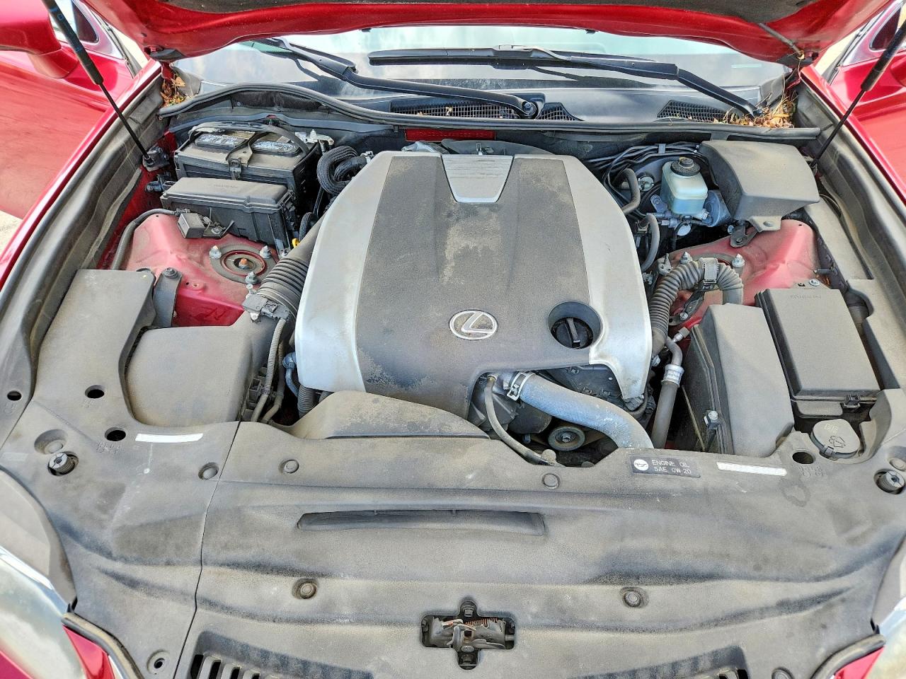 2014 Lexus Gs 350 Red vin: JTHCE1BL6E5022783