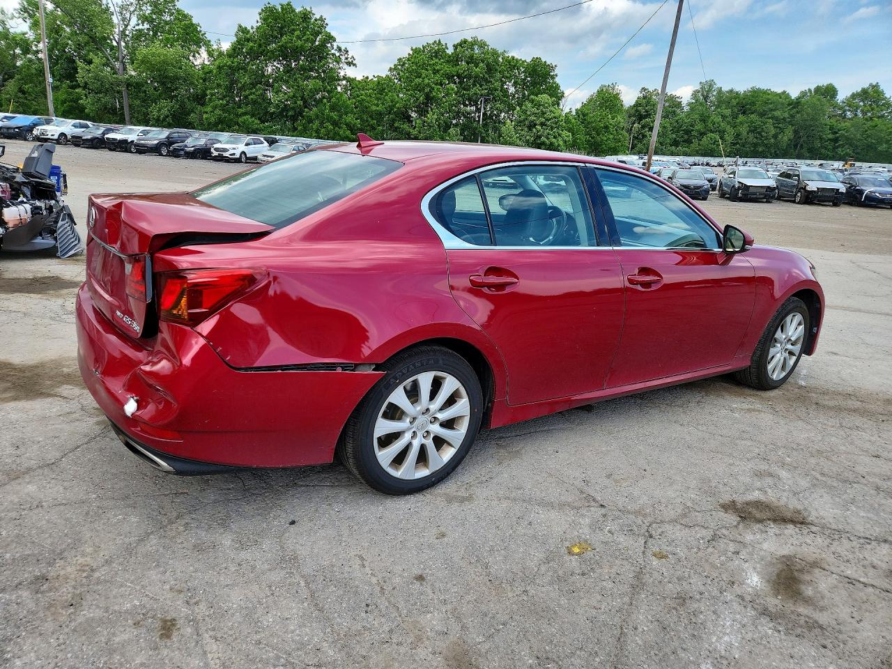 2014 Lexus Gs 350 Red vin: JTHCE1BL6E5022783