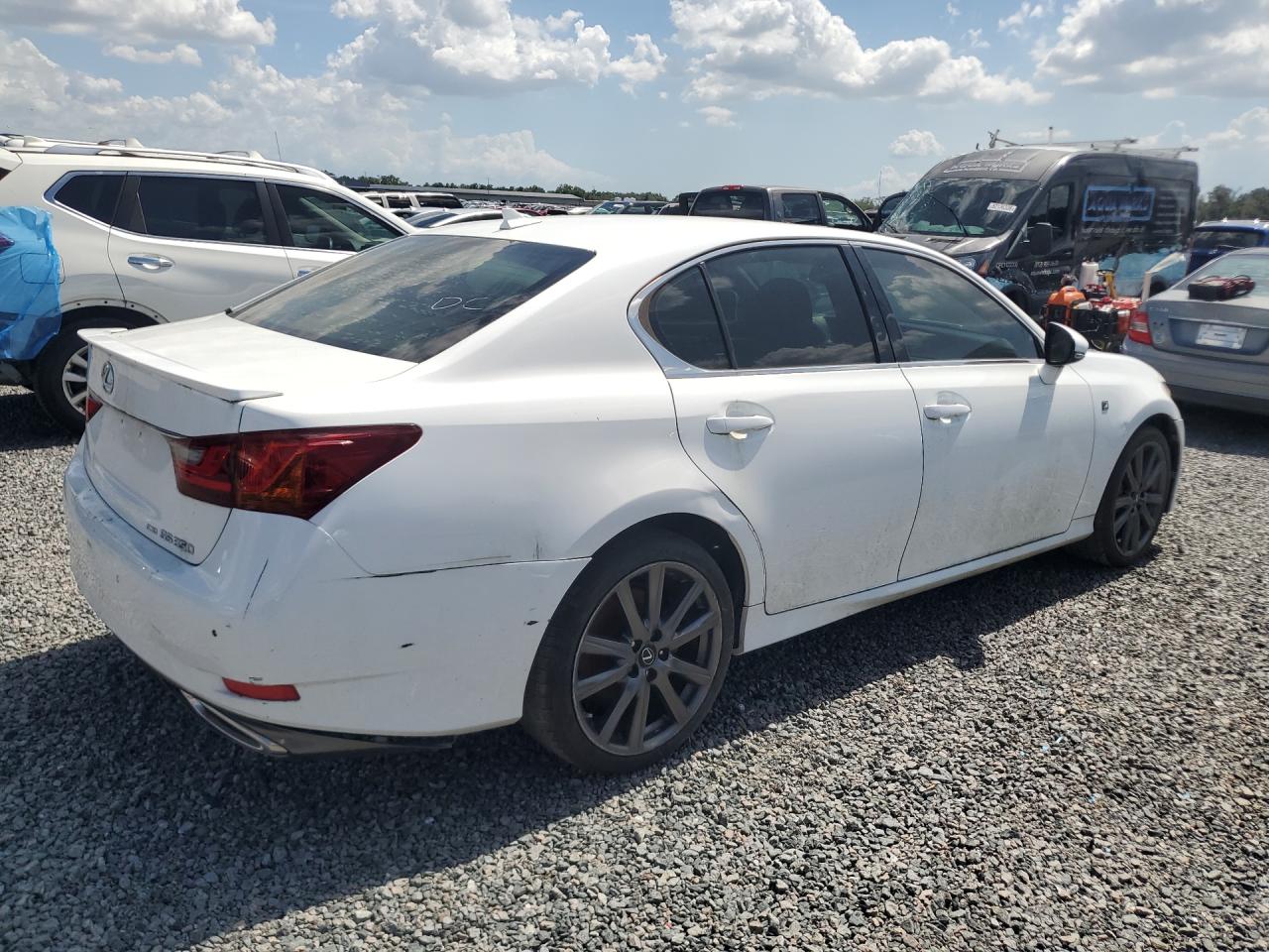 2014 Lexus Gs 350 White vin: JTHCE1BL6E5025974