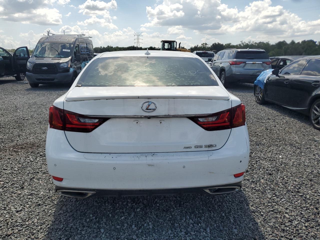 2014 Lexus Gs 350 White vin: JTHCE1BL6E5025974