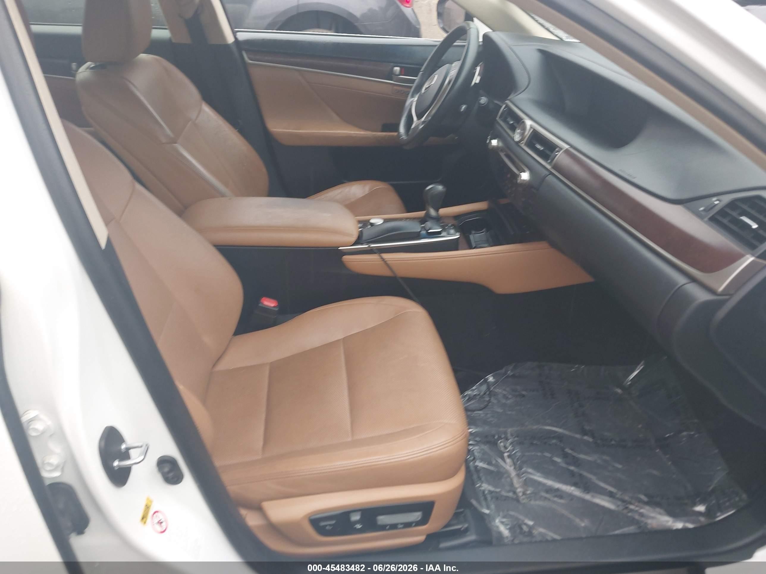 2014 Lexus Gs 350 White vin: JTHCE1BL6E5026073