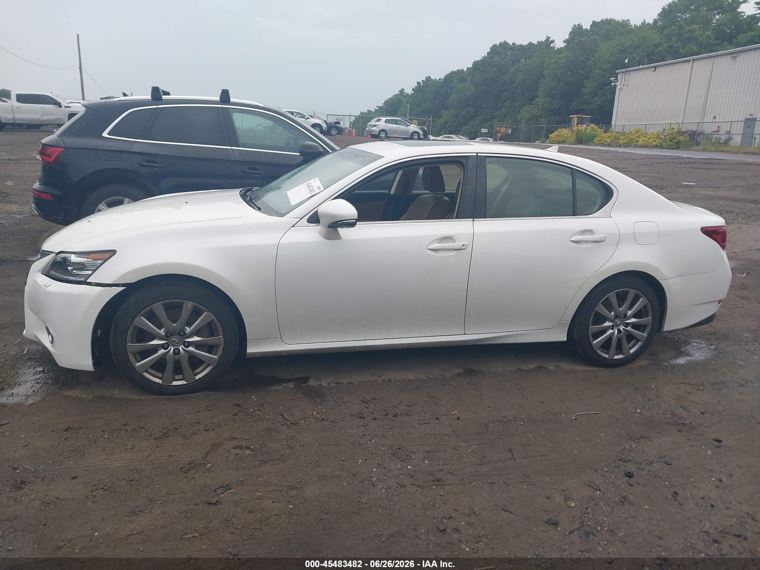 2014 Lexus Gs 350 White vin: JTHCE1BL6E5026073