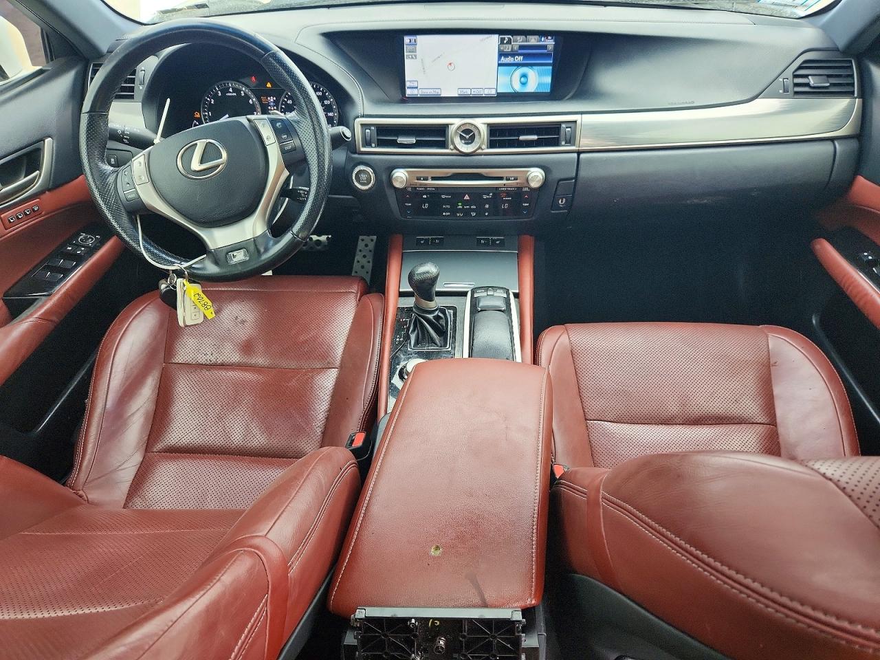 2014 Lexus Gs 350 White vin: JTHCE1BL6E5027076