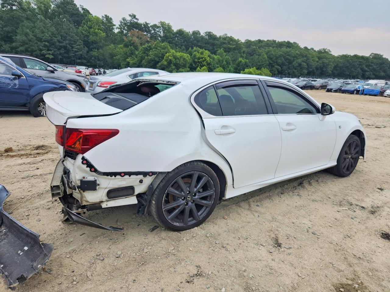 2014 Lexus Gs 350 White vin: JTHCE1BL6E5027076