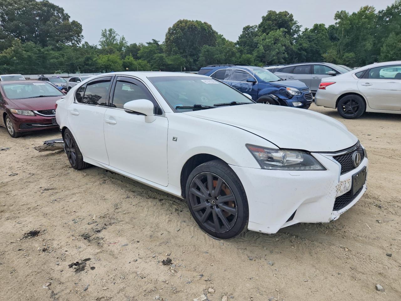 2014 Lexus Gs 350 White vin: JTHCE1BL6E5027076