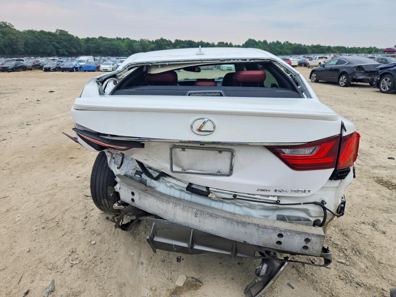 2014 Lexus Gs 350 White vin: JTHCE1BL6E5027076
