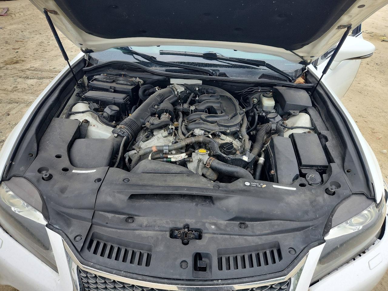 2014 Lexus Gs 350 White vin: JTHCE1BL6E5027076