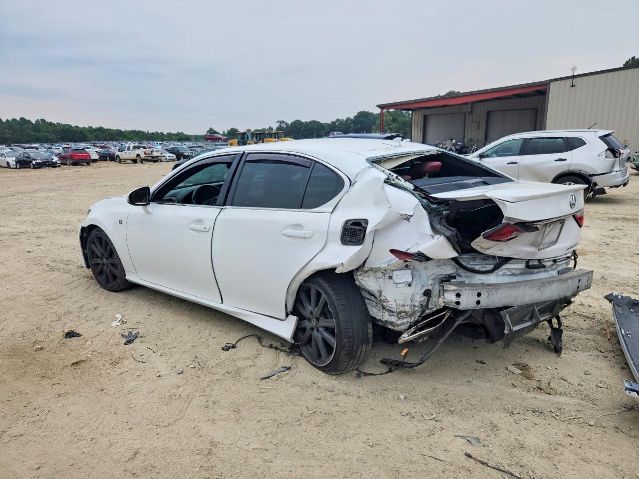2014 Lexus Gs 350 White vin: JTHCE1BL6E5027076