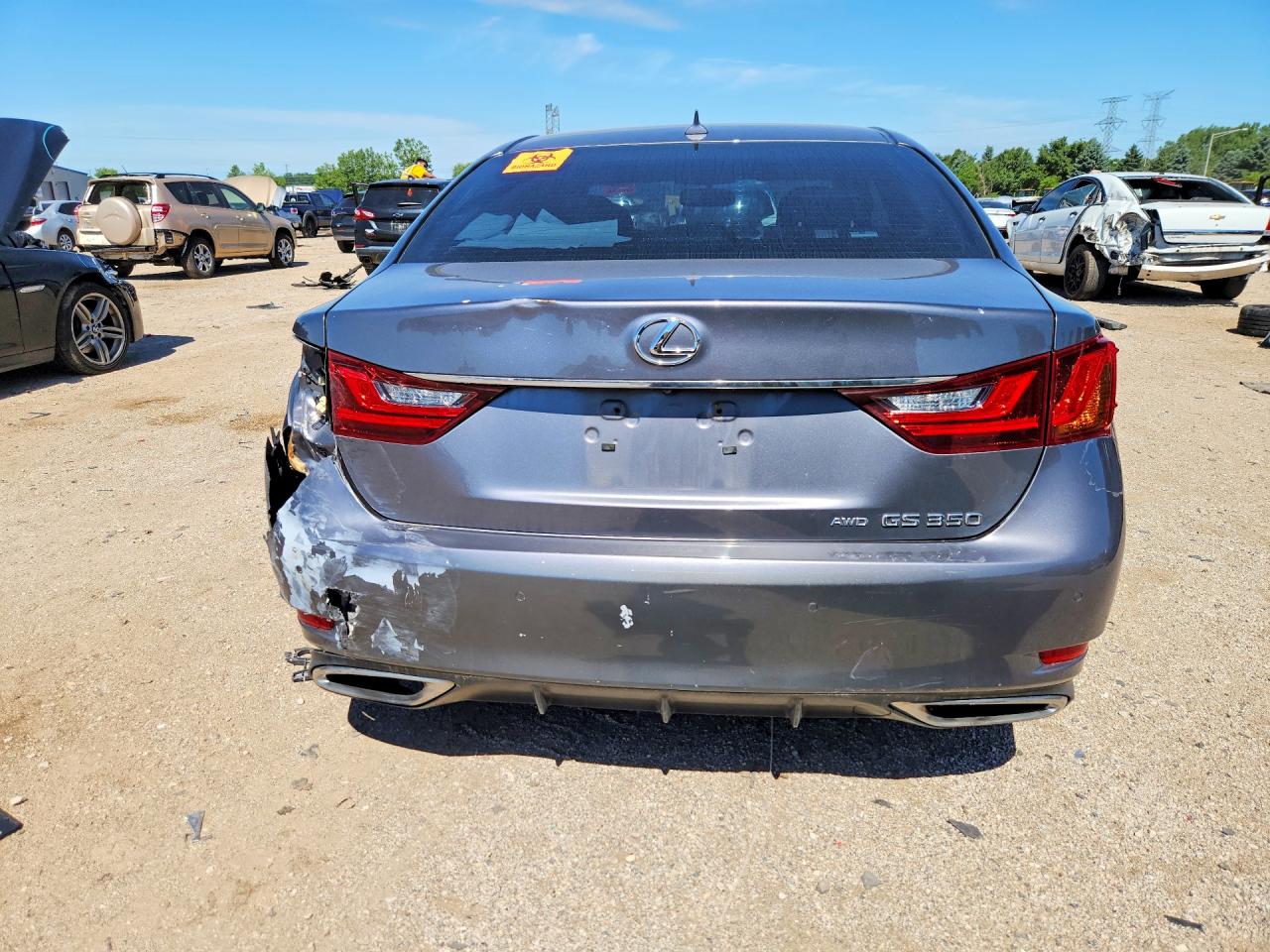 2014 Lexus Gs 350 Gray vin: JTHCE1BL6E5027966