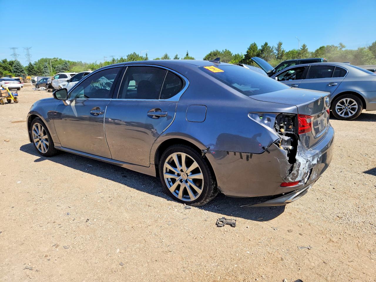 2014 Lexus Gs 350 Gray vin: JTHCE1BL6E5027966