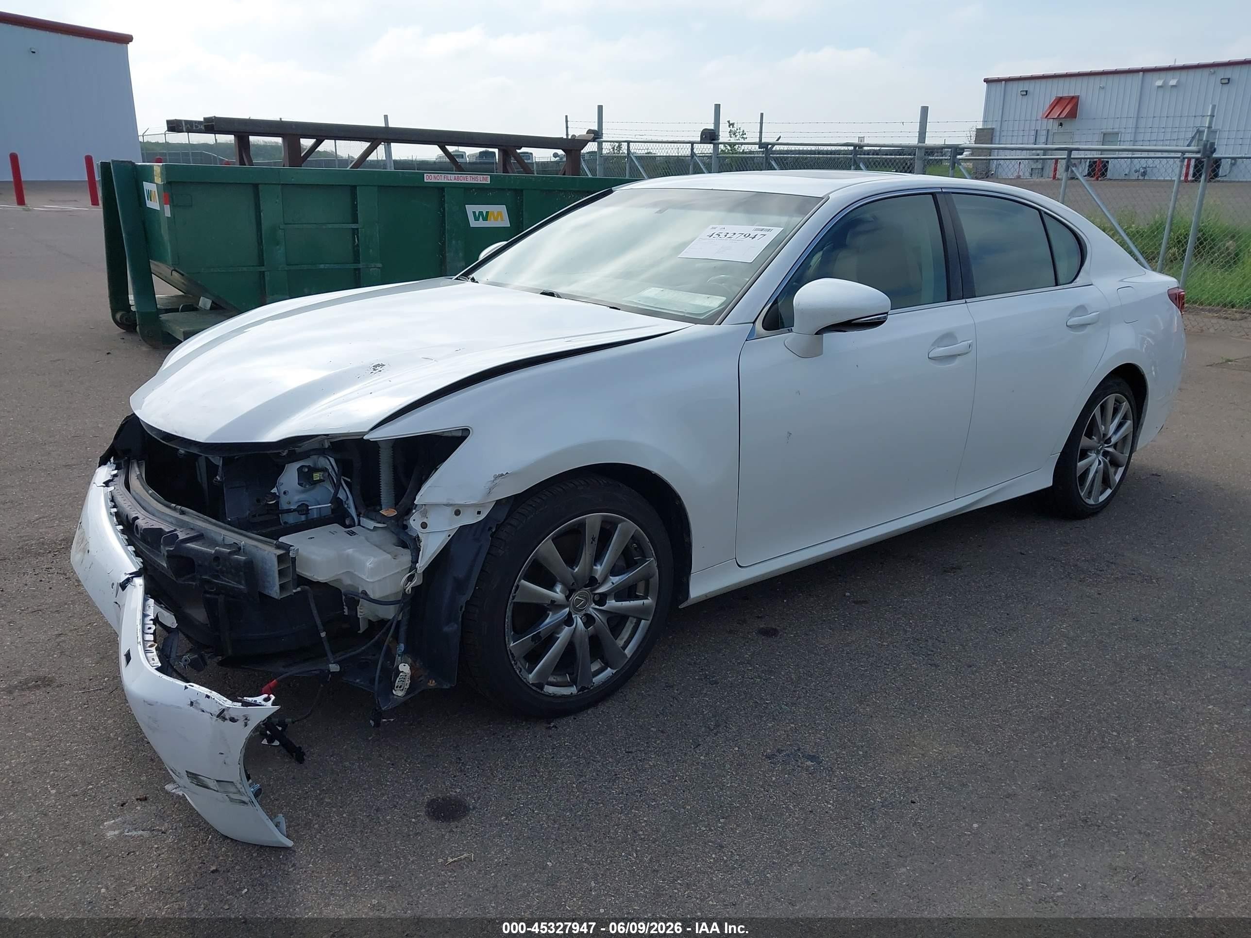 2015 Lexus Gs 350 White vin: JTHCE1BL6FA001439