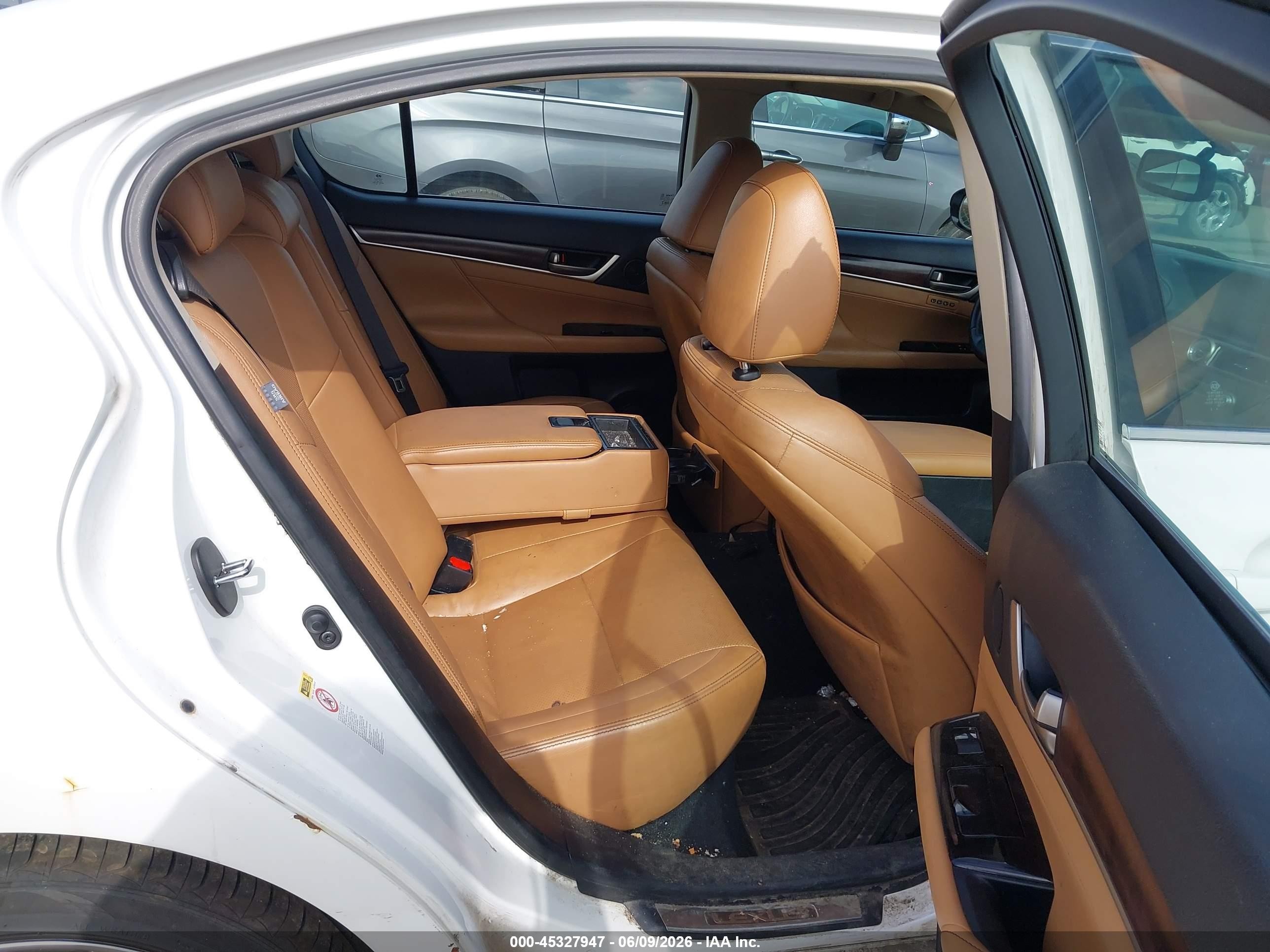 2015 Lexus Gs 350 White vin: JTHCE1BL6FA001439