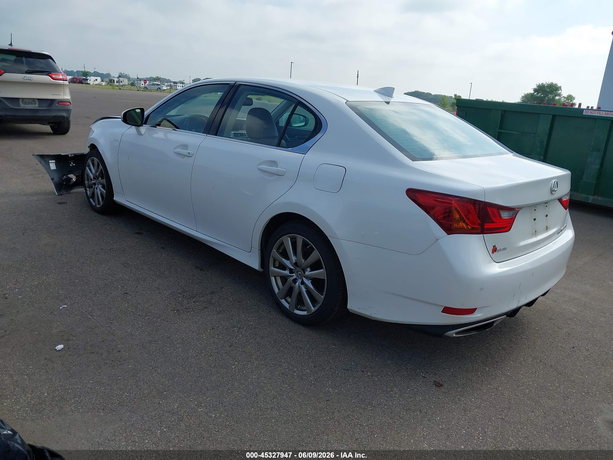 2015 Lexus Gs 350 White vin: JTHCE1BL6FA001439