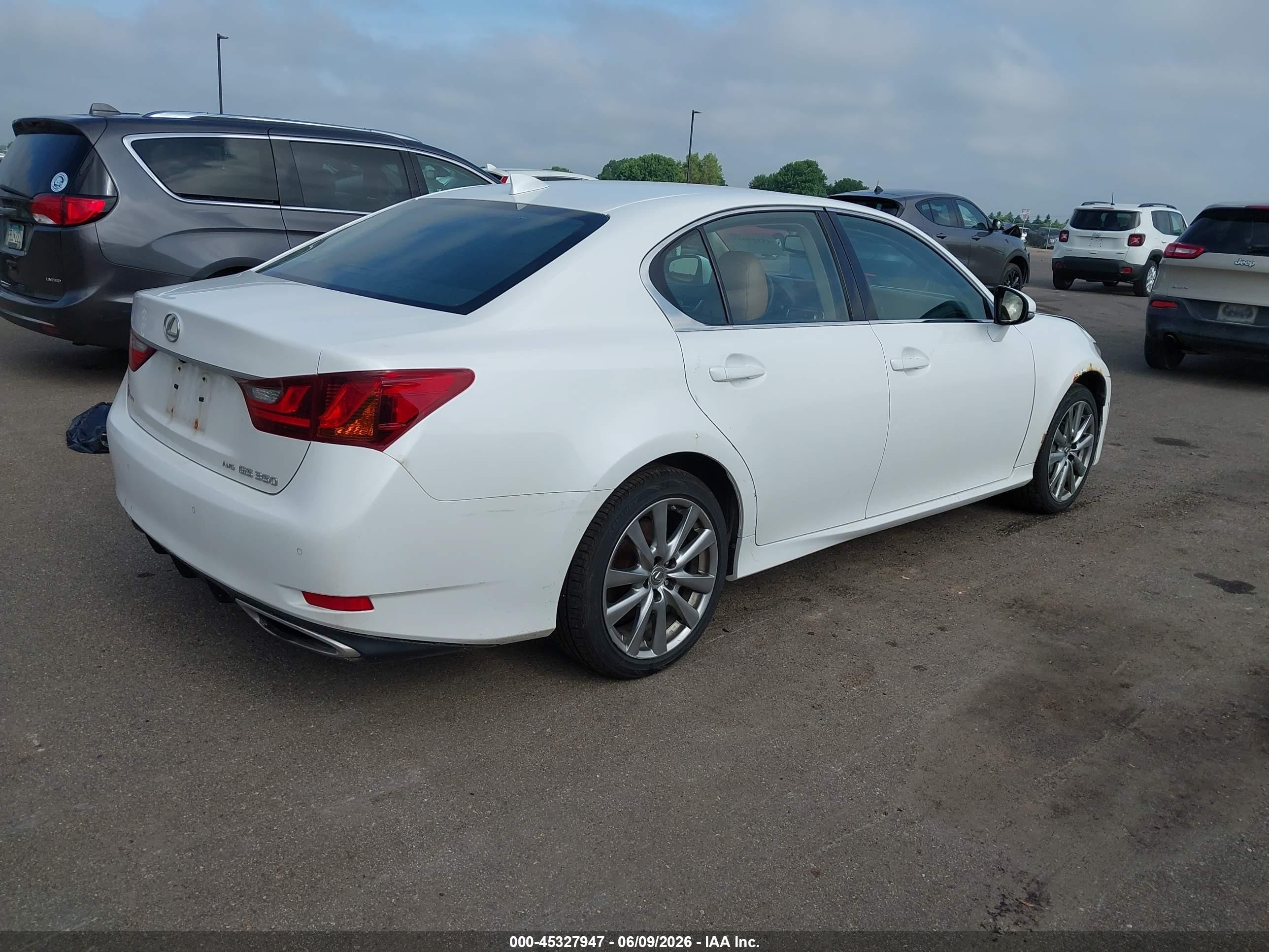 2015 Lexus Gs 350 White vin: JTHCE1BL6FA001439