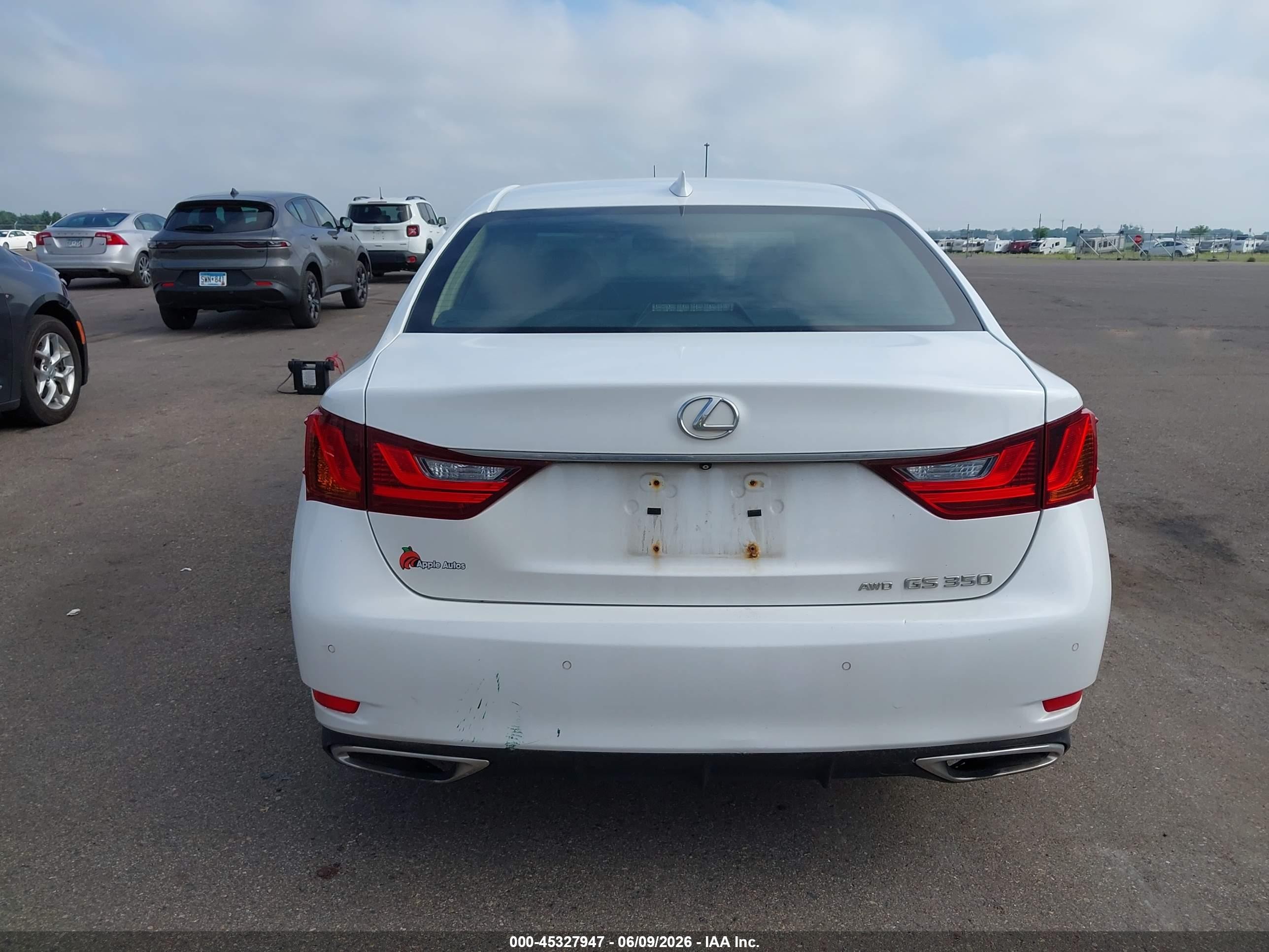 2015 Lexus Gs 350 White vin: JTHCE1BL6FA001439
