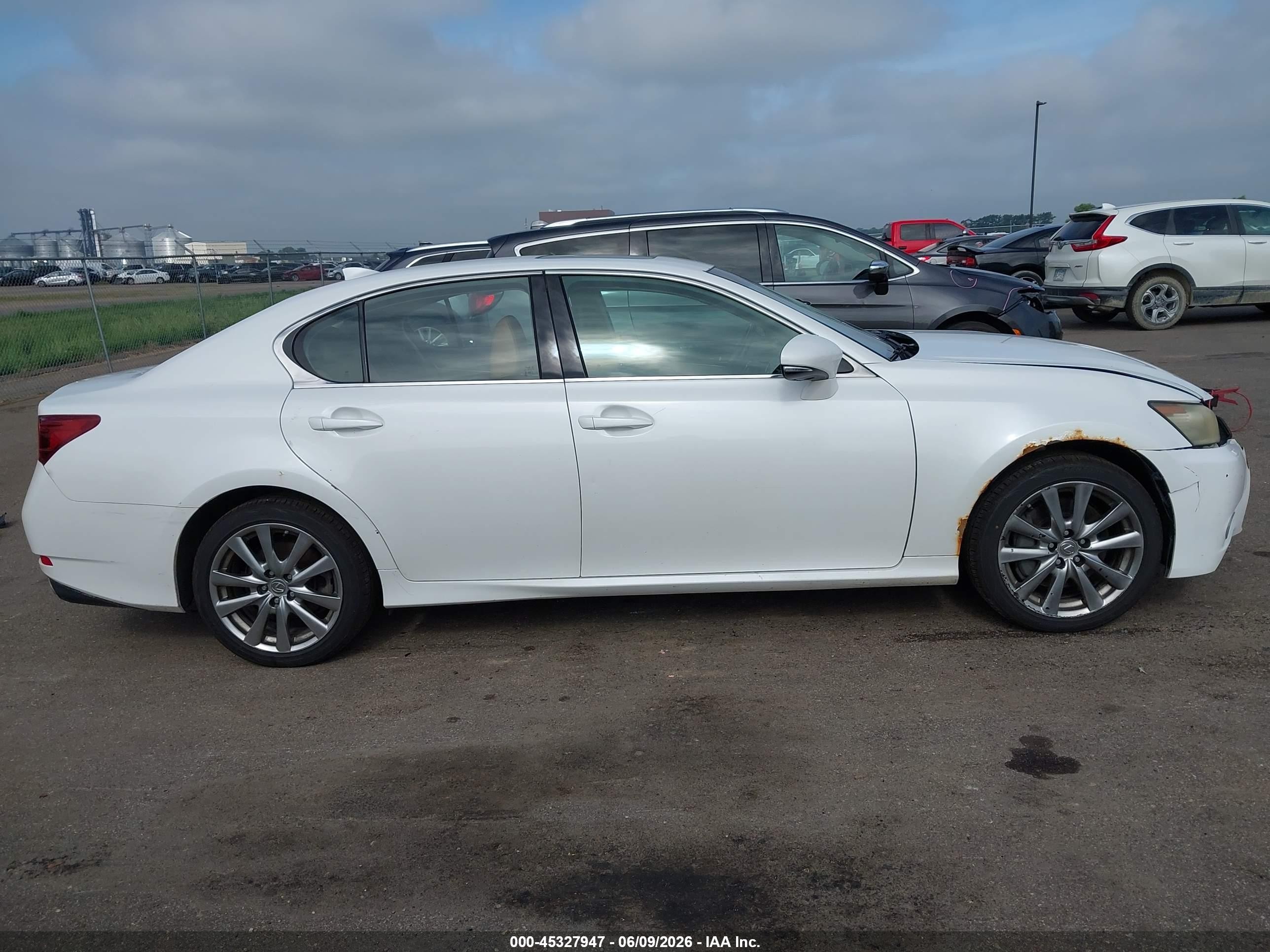 2015 Lexus Gs 350 White vin: JTHCE1BL6FA001439