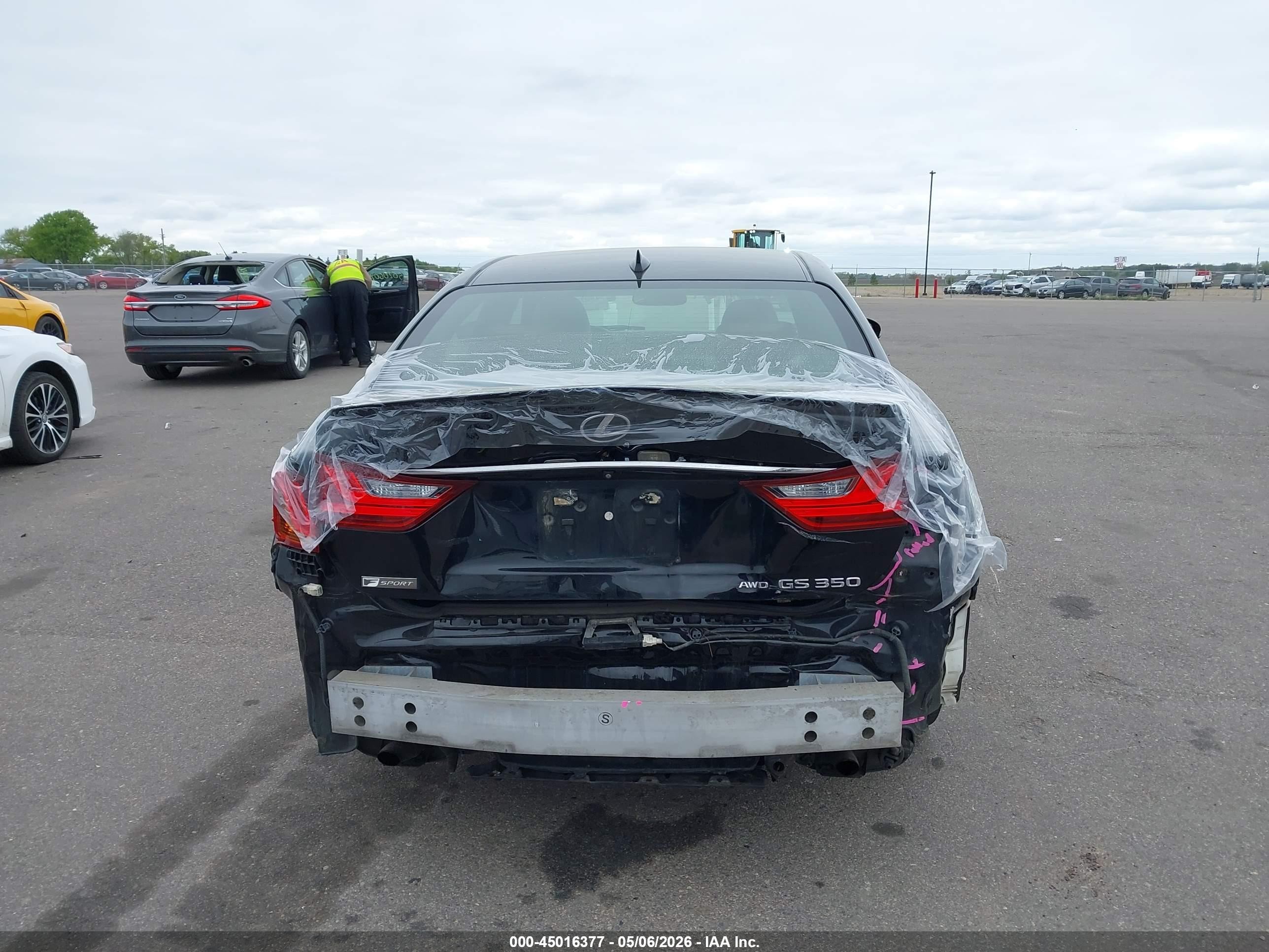 2015 Lexus Gs 350   Black vin: JTHCE1BL6FA002042