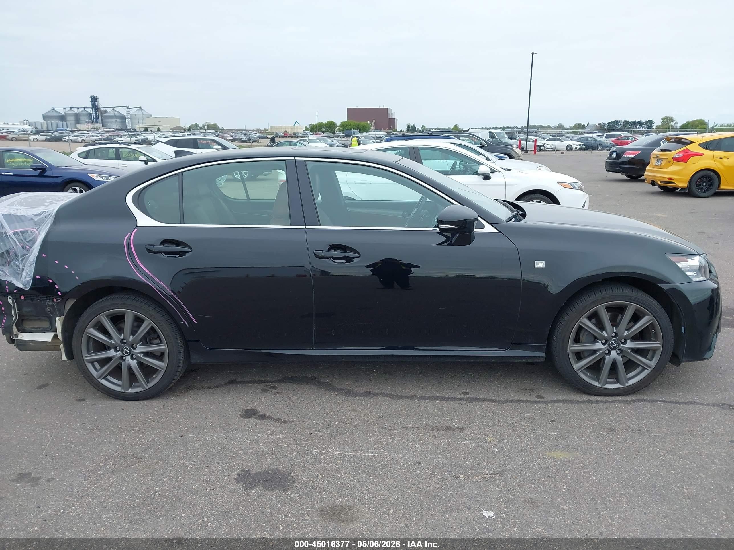 2015 Lexus Gs 350   Black vin: JTHCE1BL6FA002042
