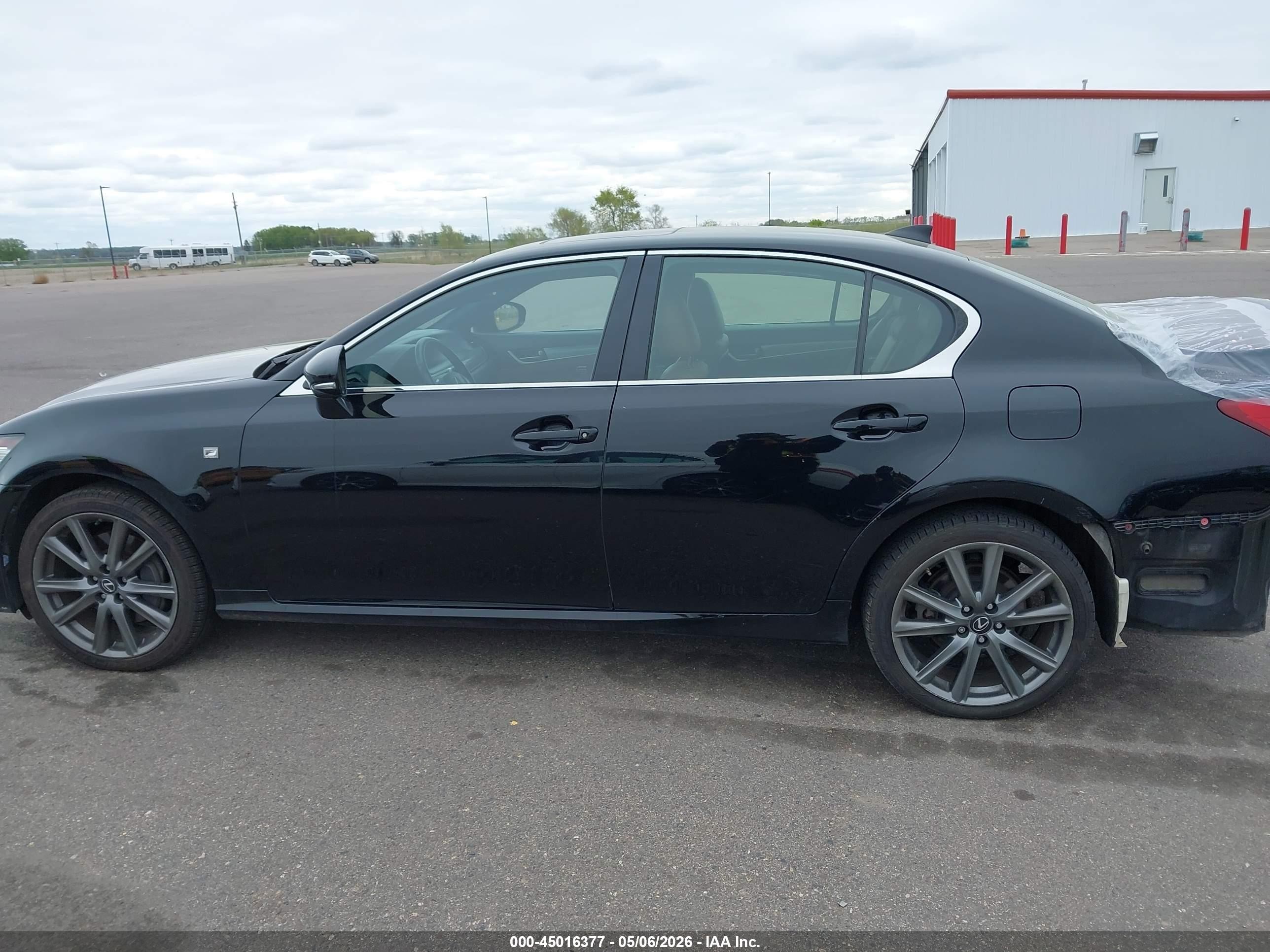 2015 Lexus Gs 350   Black vin: JTHCE1BL6FA002042