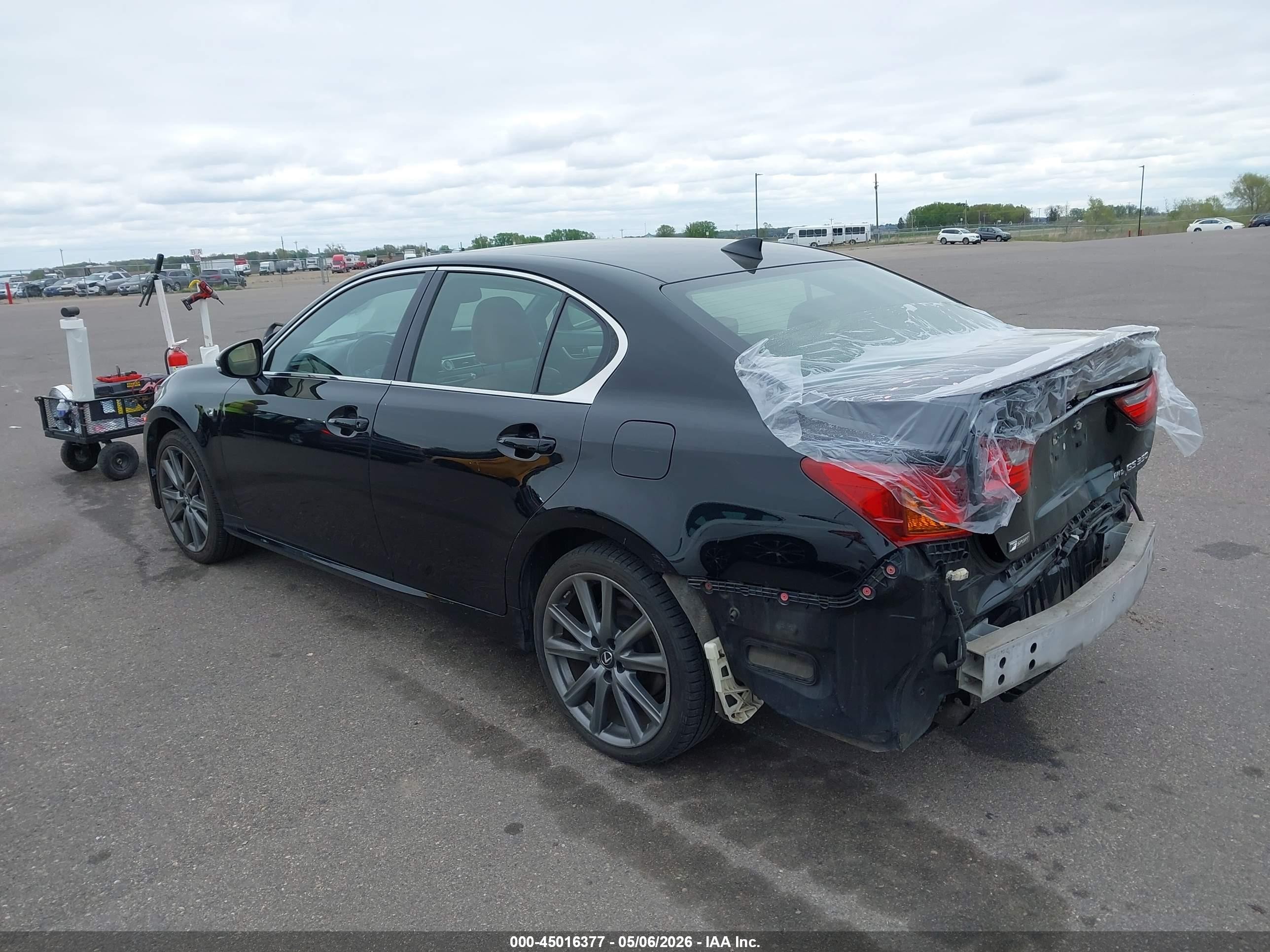2015 Lexus Gs 350   Black vin: JTHCE1BL6FA002042