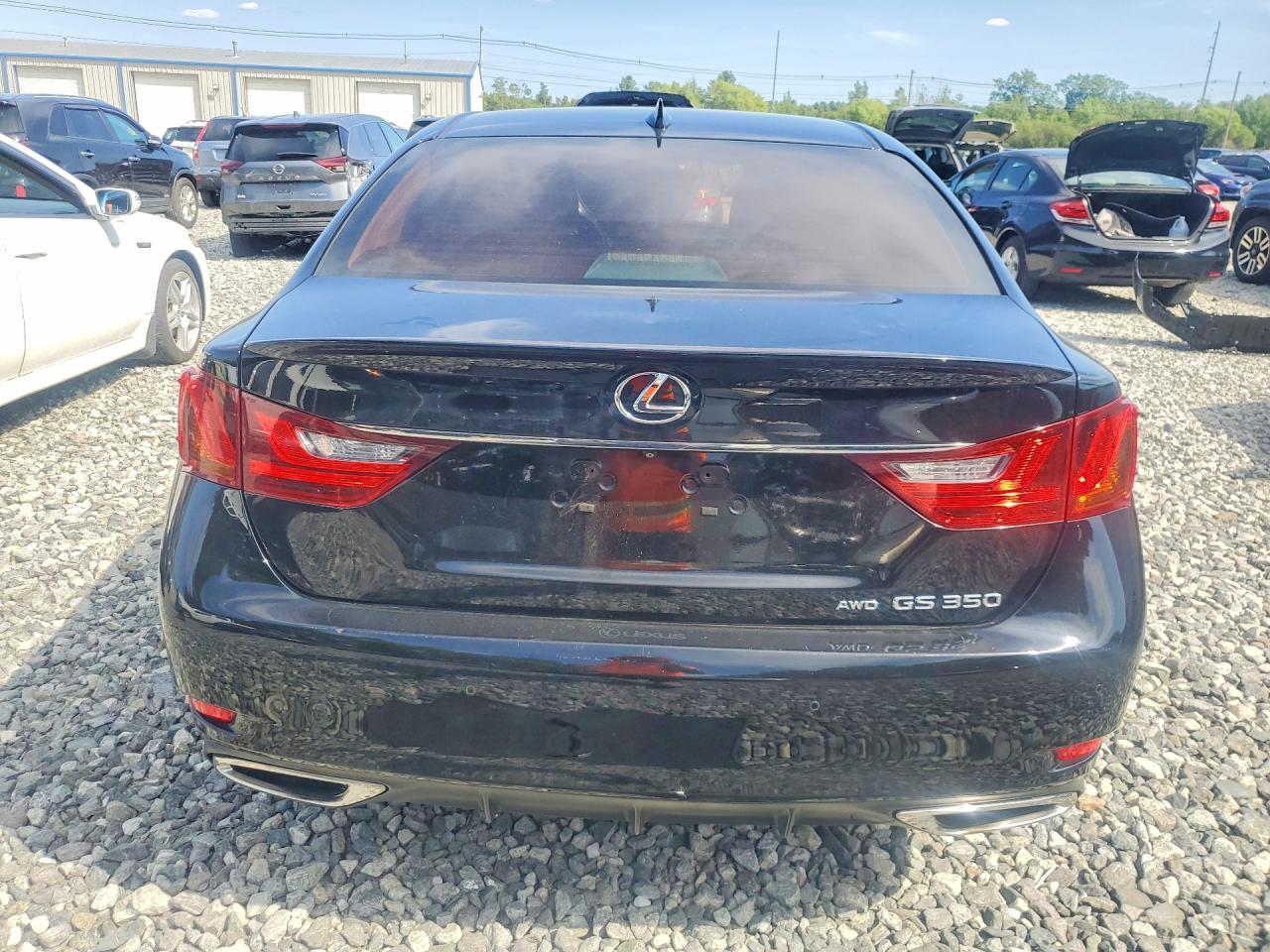 2015 Lexus Gs 350 Black vin: JTHCE1BL6FA005328